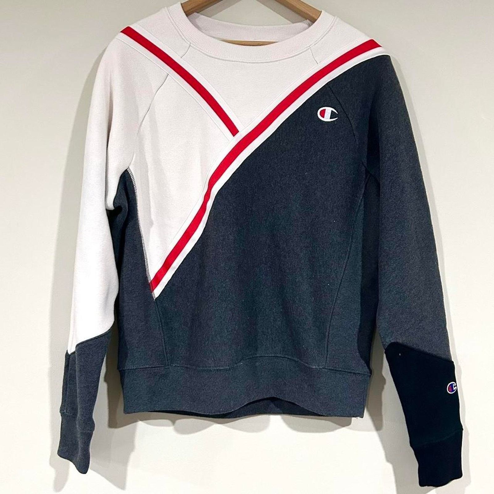 Champion Champion Reverse Weave Colorblock Crewneck Sweatshirt Size M / US 6-8 / IT 42-44 - 1 Thumbnail