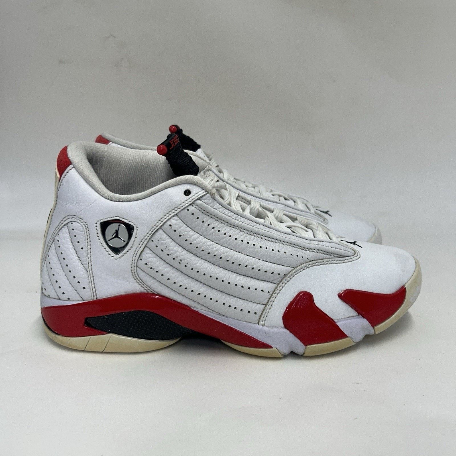 Jordan Brand Nike Air Jordan 14 Retro OG “Candy Cane/RIP Hamilton” Size US 10 / EU 43 - 4 Thumbnail