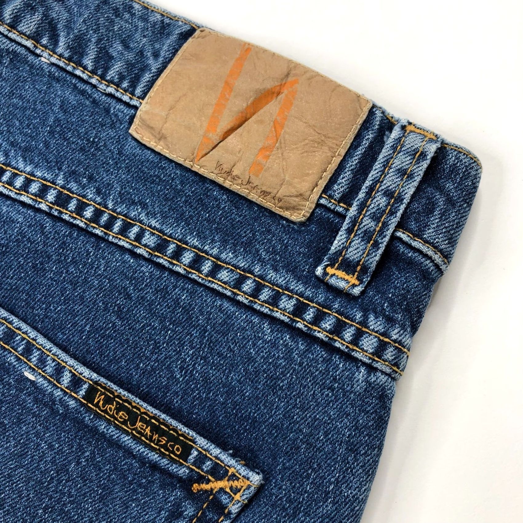 Nudie Jeans Nudie Jeans Lean Dean 30 Jeans Mid Rise Denim Blue 5-Pocket Regular Inseam 30in Men’s Vintage? No; 32W 28L Fits 32W 28L Blue Jeans Size US 30 / EU 46 - 3 Thumbnail