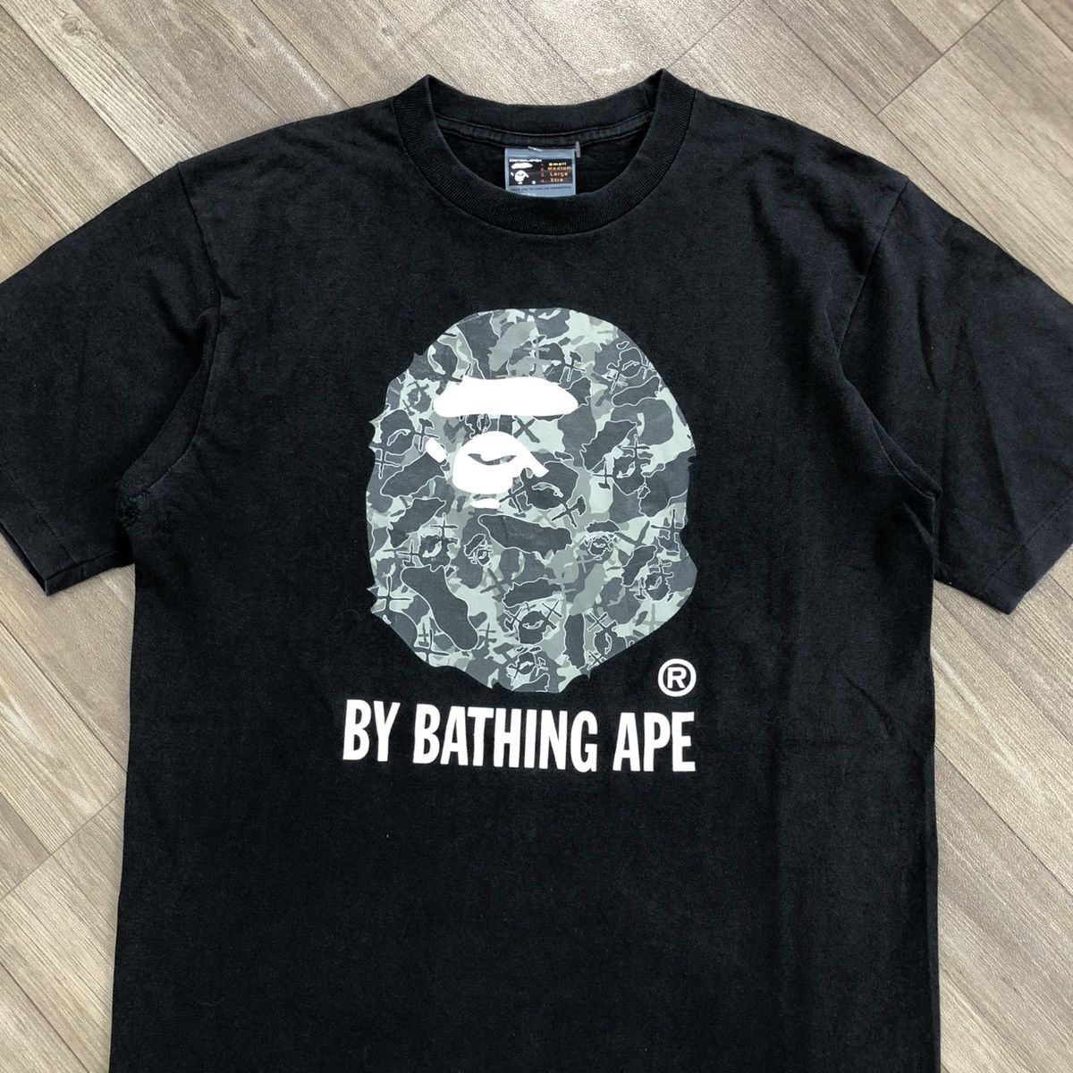 Bape × Kaws × Nigo Vintage Bape x Kaws Skullta Head A Bathing Ape Nigo Tee Size US S / EU 44-46 / 1 - 2 Thumbnail