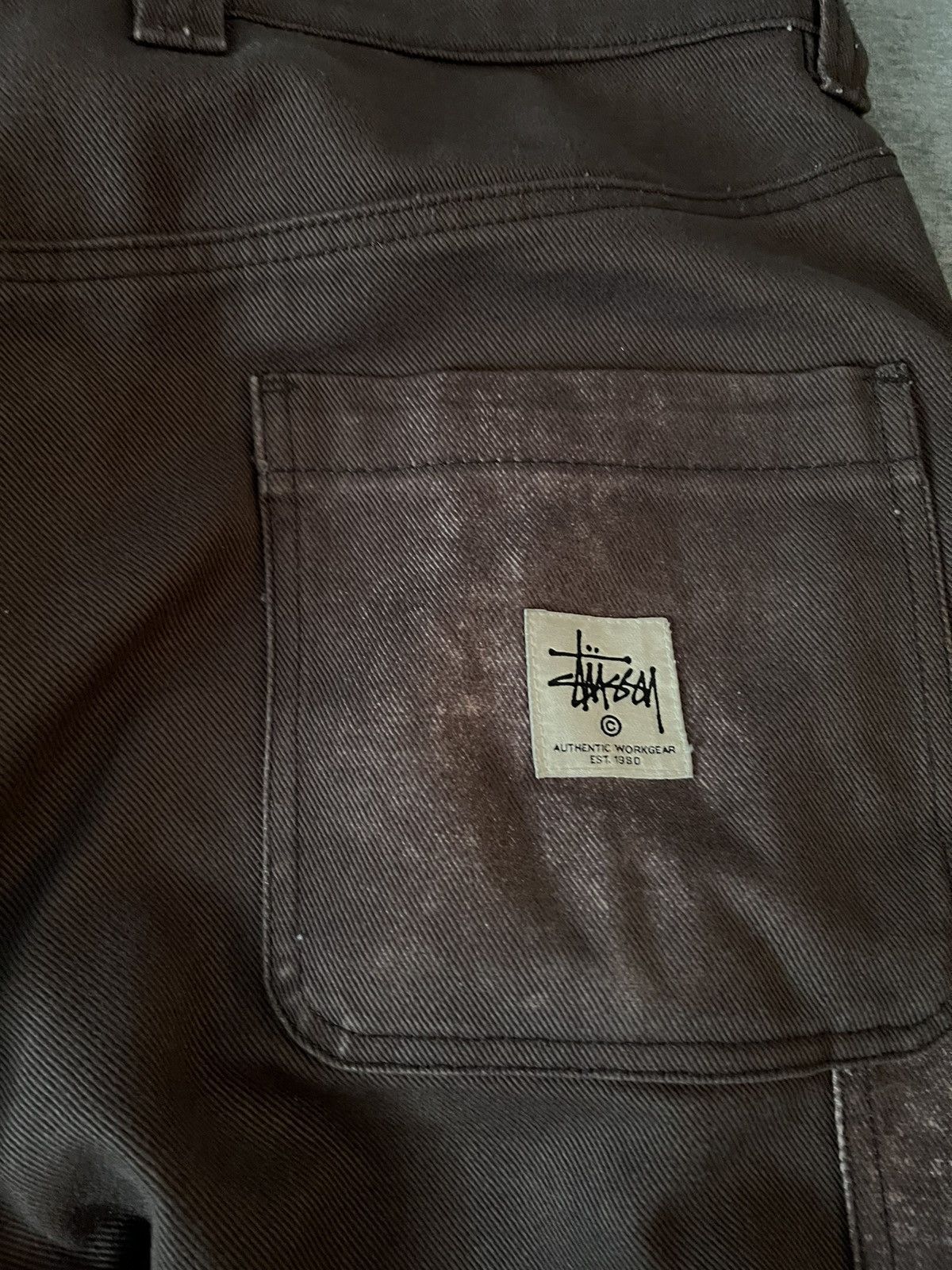 Stussy Stussy Bleached Workpants Size US 33 - 3 Thumbnail