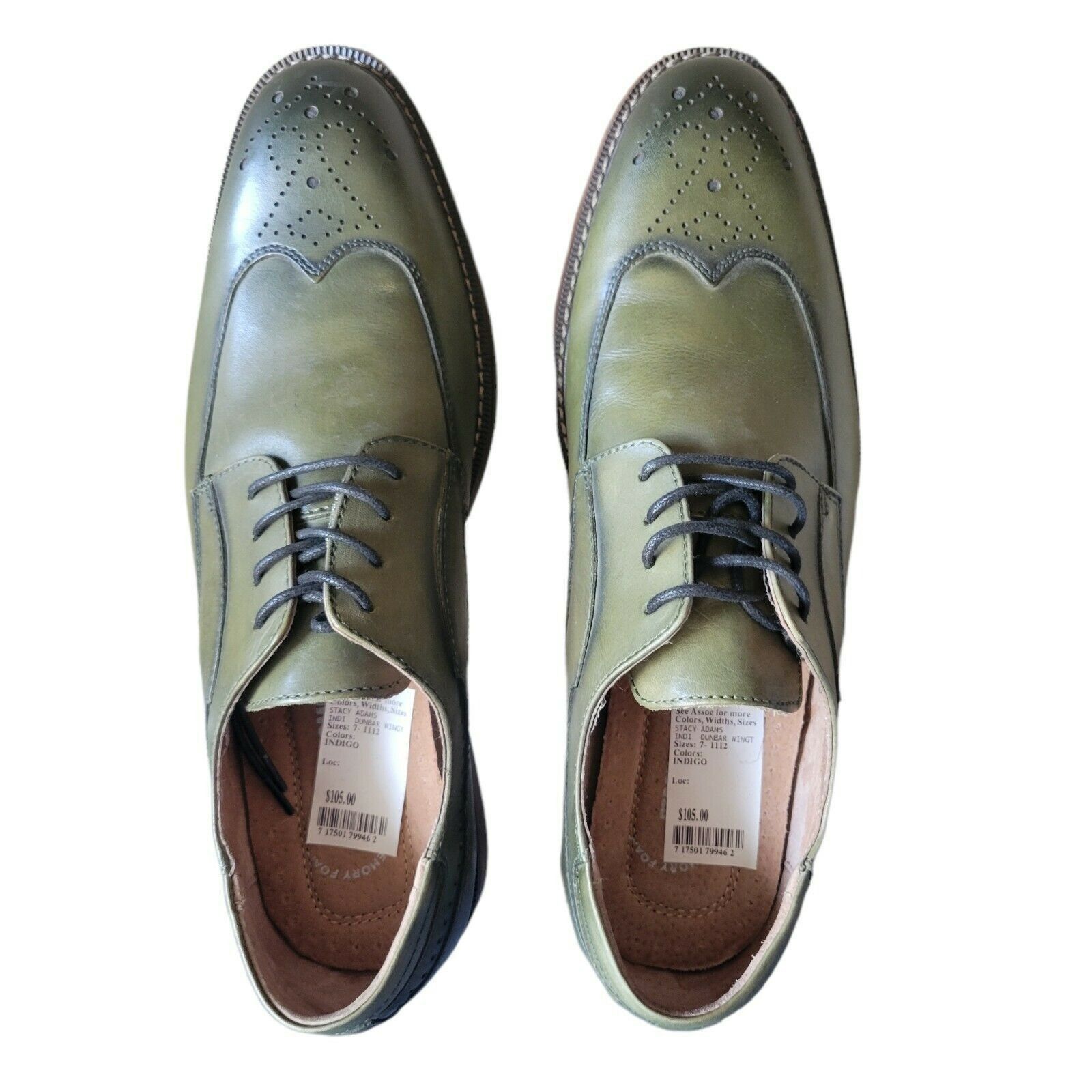 Stacy Adams Men's Stacy Adams Wing Tip Oxford Shoes. Size 10 Size US 10 / EU 43 - 5 Thumbnail