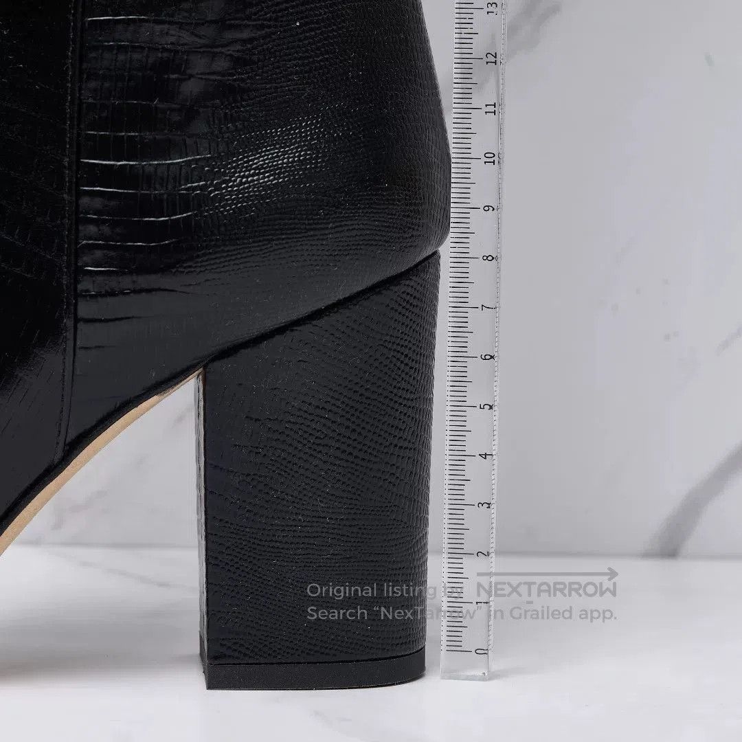 Paris Texas Paris Texas Croc Embossed Block Heel Boots. Size US 6 / IT 36 - 5 Thumbnail
