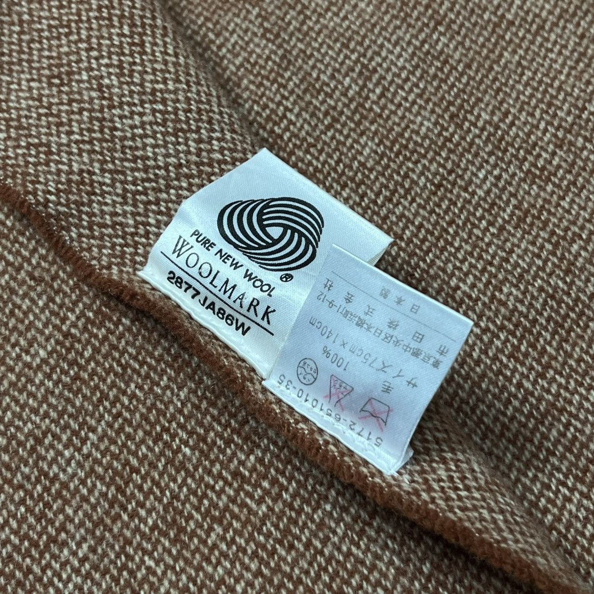 Ralph Lauren Ralph Lauren Reversible Wool Brown Wrap Size ONE SIZE - 4 Thumbnail