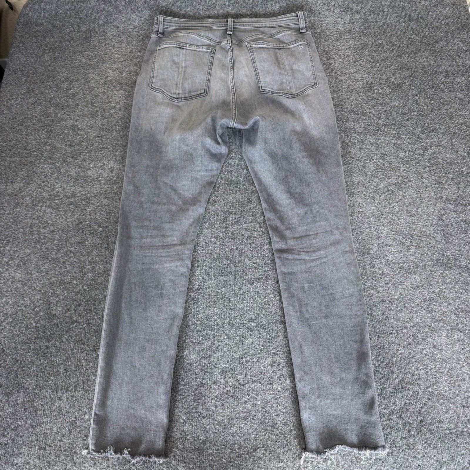 Rag & Bone Rag Bone Jane Skinny Jeans Womens 30 (32x30) Gray Casual Size 32" / US 10 / IT 46 - 5 Thumbnail