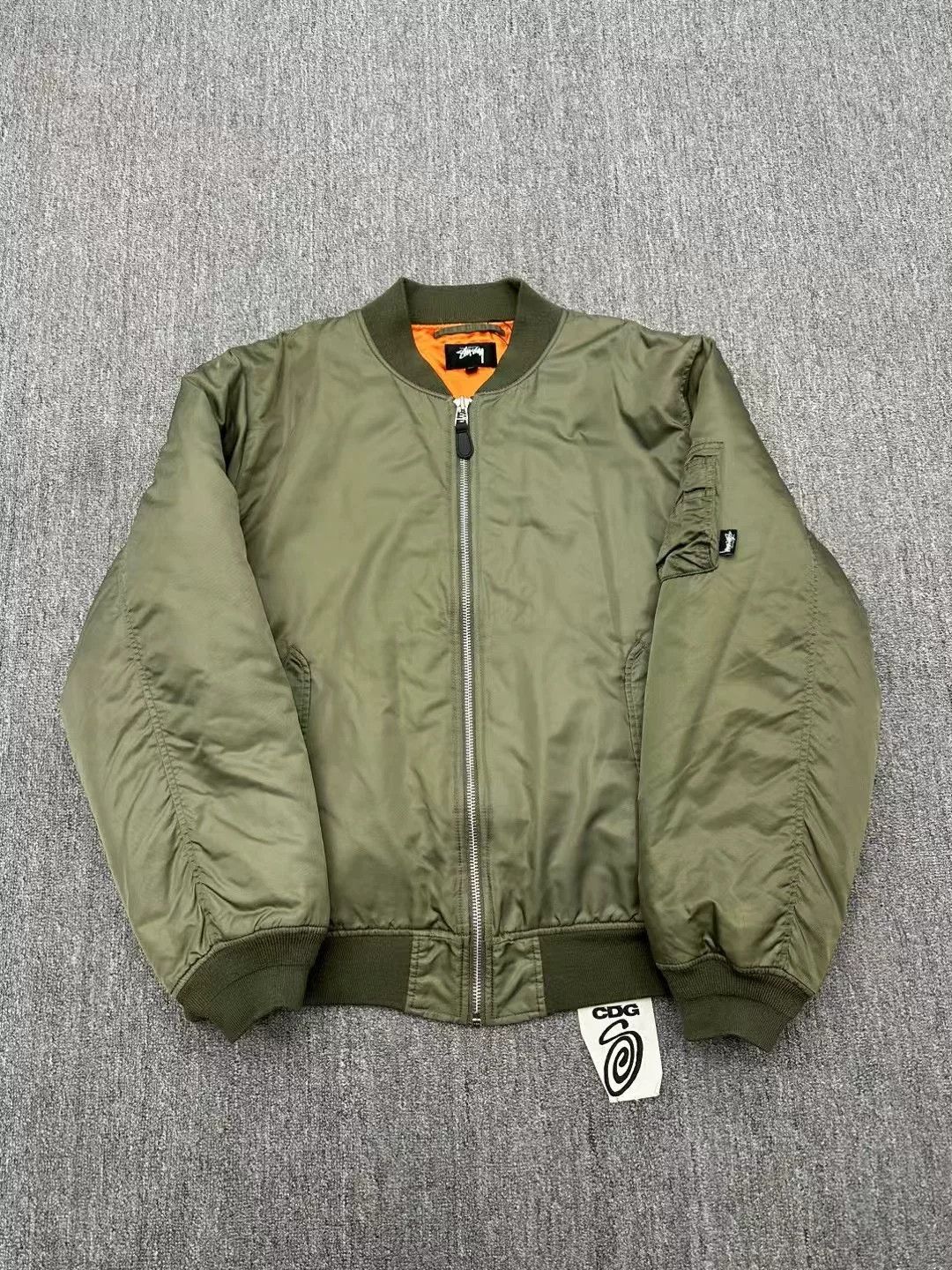 Stussy Stussy CDG Collaboration Baseball Jacket Size US XL / EU 56 / 4 - 1 Thumbnail