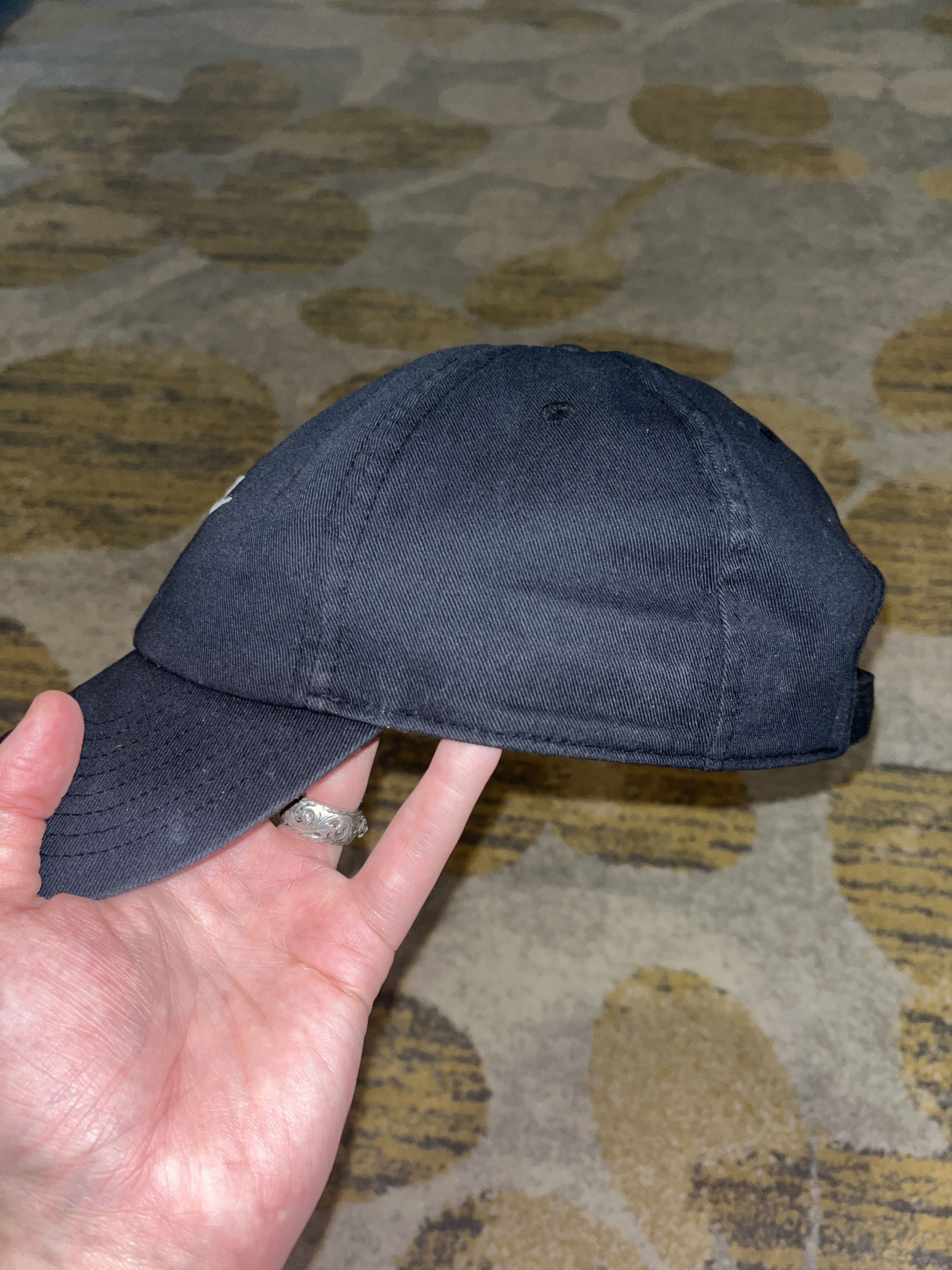 Nike Nike Heritage 86 Adjustable Black Hat White Swoosh OSFA Size ONE SIZE - 2 Thumbnail