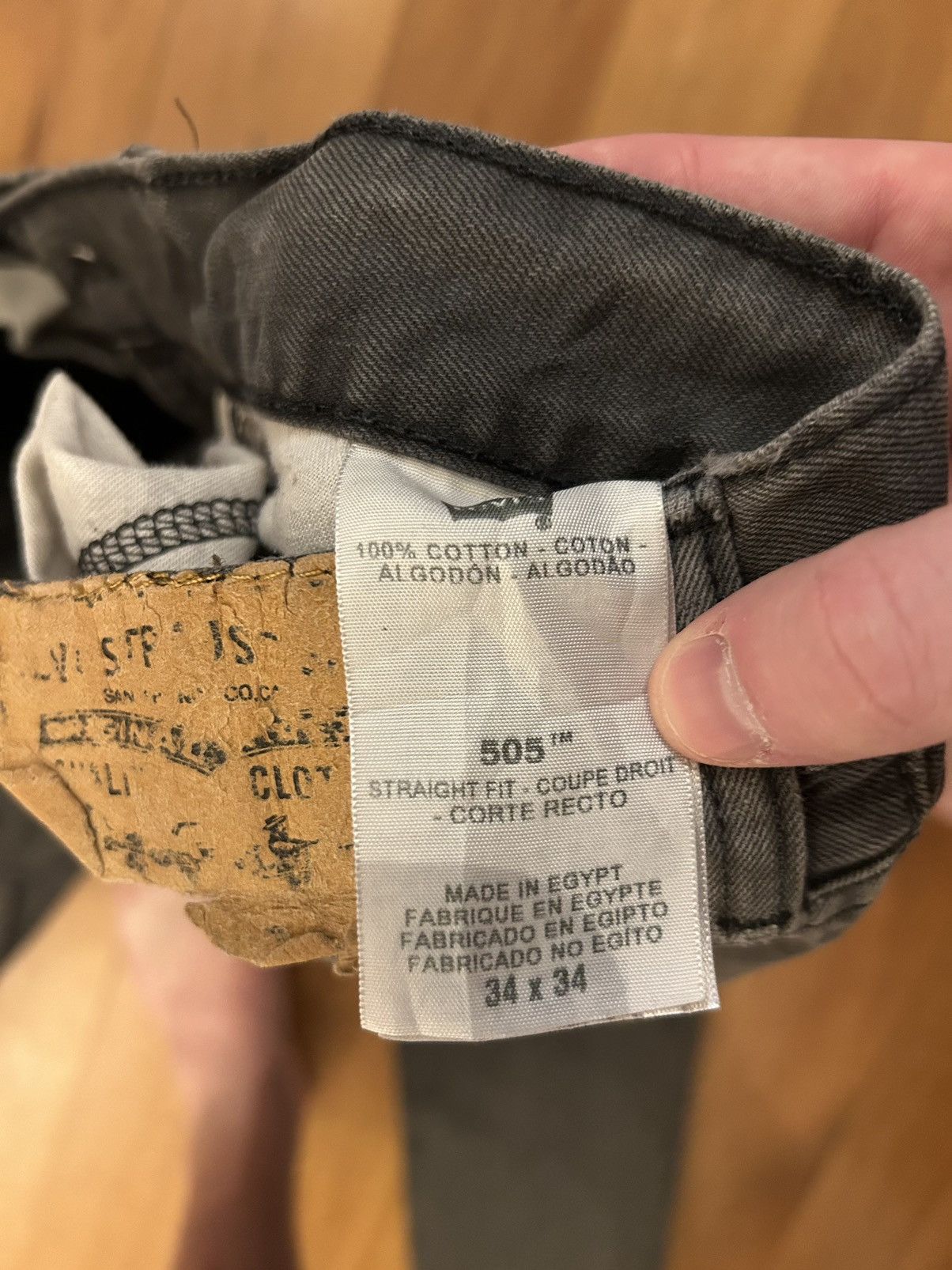 Levi's × Levi's Vintage Clothing Vintage Grey Levi’s 505 Size US 34 / EU 50 - 3 Thumbnail