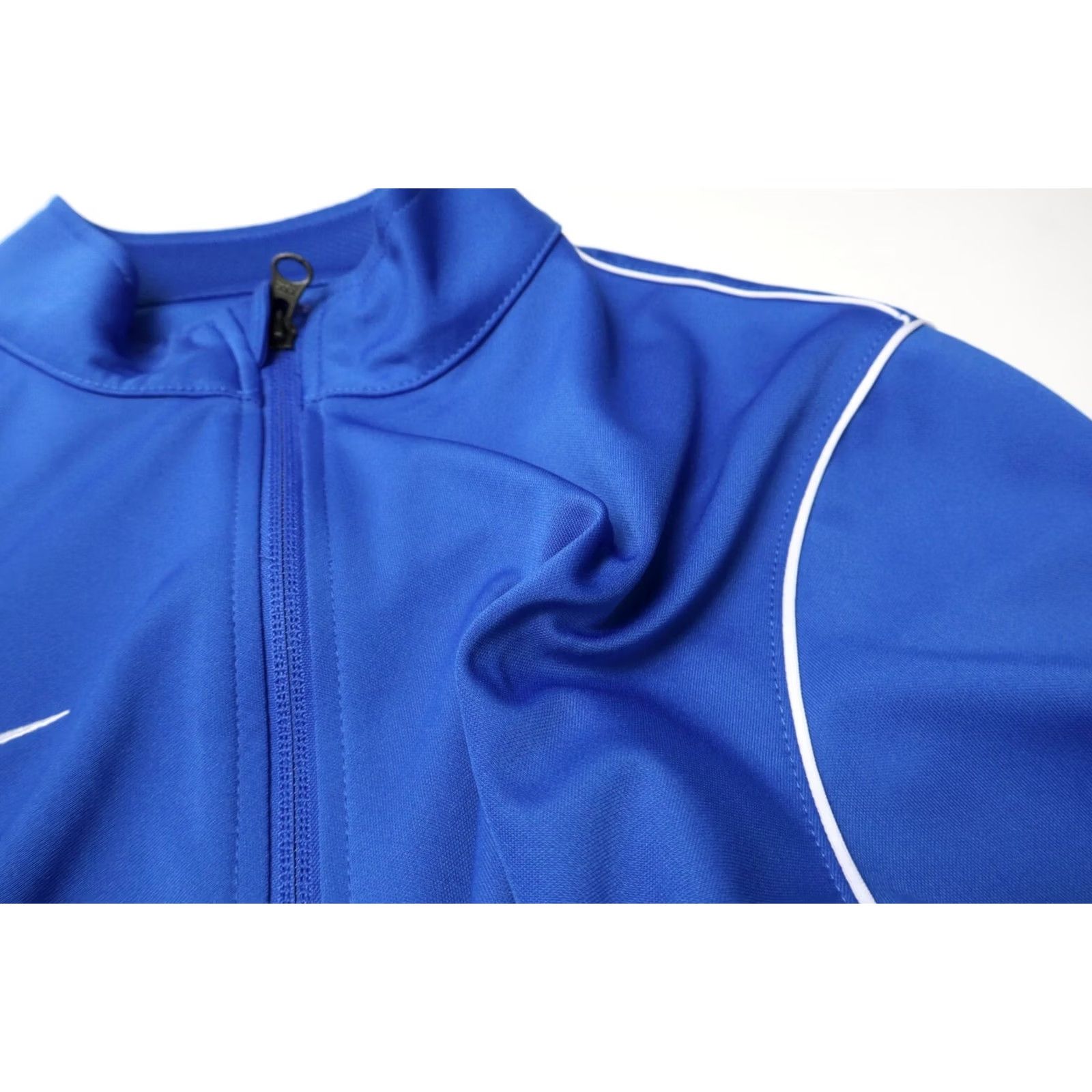 Nike Nike Dri-Fit Sweatshirt Mens Medium Full Zip Pockets Blue Logo Size US M / EU 48-50 / 2 - 6 Thumbnail