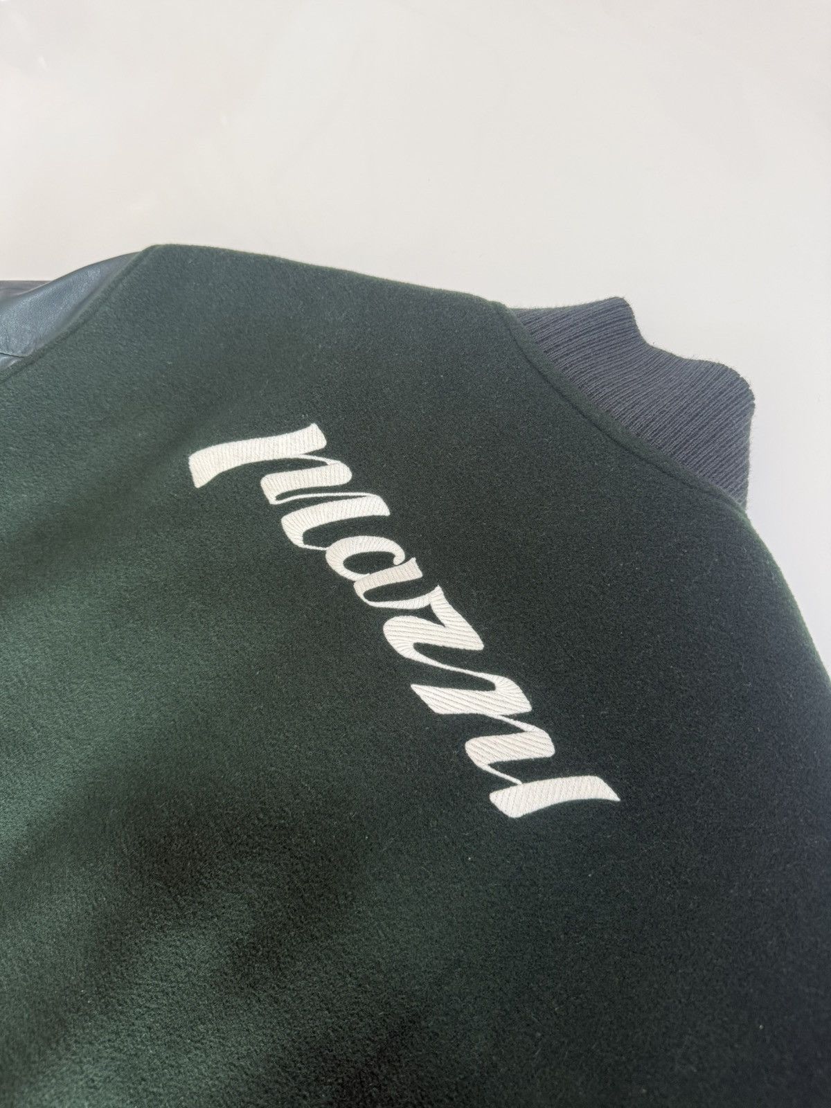 Marni Marni Embroidered Leather Wool Varsity Jacket Size US S / EU 44-46 / 1 - 3 Thumbnail
