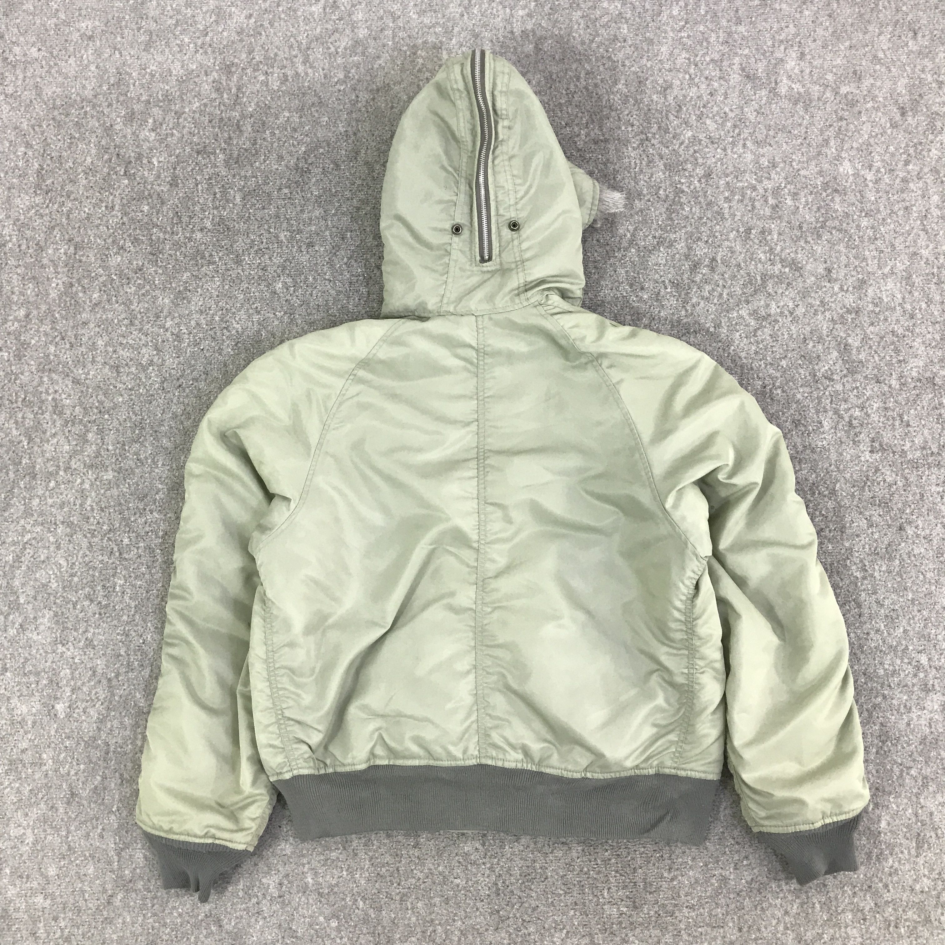 Japanese Brand VTG KENNY CLUB N-2B HOODIE BOMBER JACKET K100B2 Size US L / EU 52-54 / 3 - 3 Thumbnail