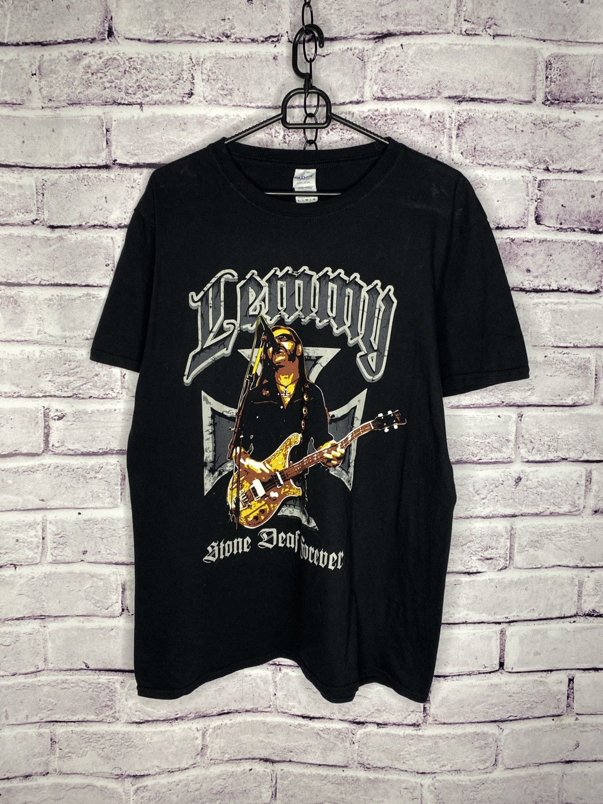 Band Tees Men's Vintage 2008 T-Shirt Lemmy Stone Deaf Forever & Size US L / EU 52-54 / 3 - 1 Thumbnail
