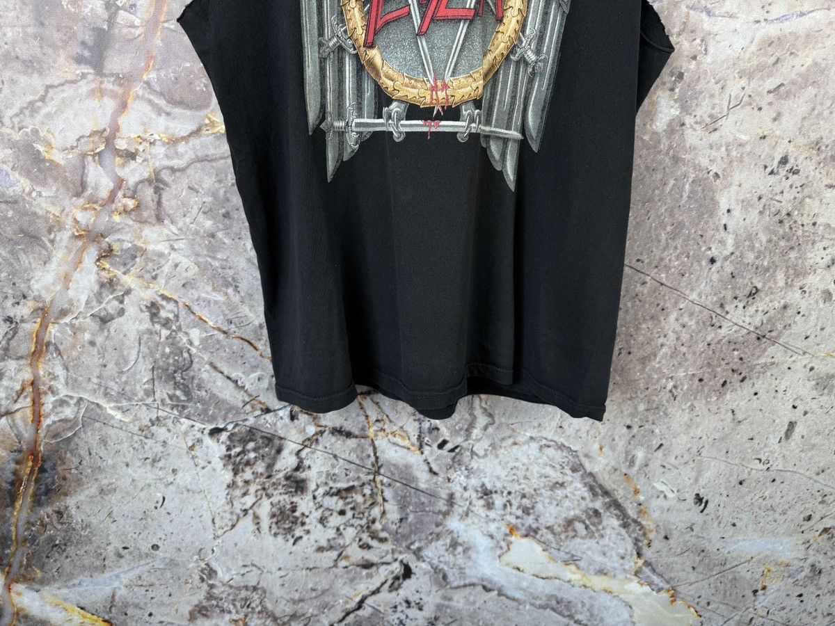 Band Tees Men’s Slayer Sleeveless T-Shirt Rock Band Size Large Size US L / EU 52-54 / 3 - 3 Thumbnail