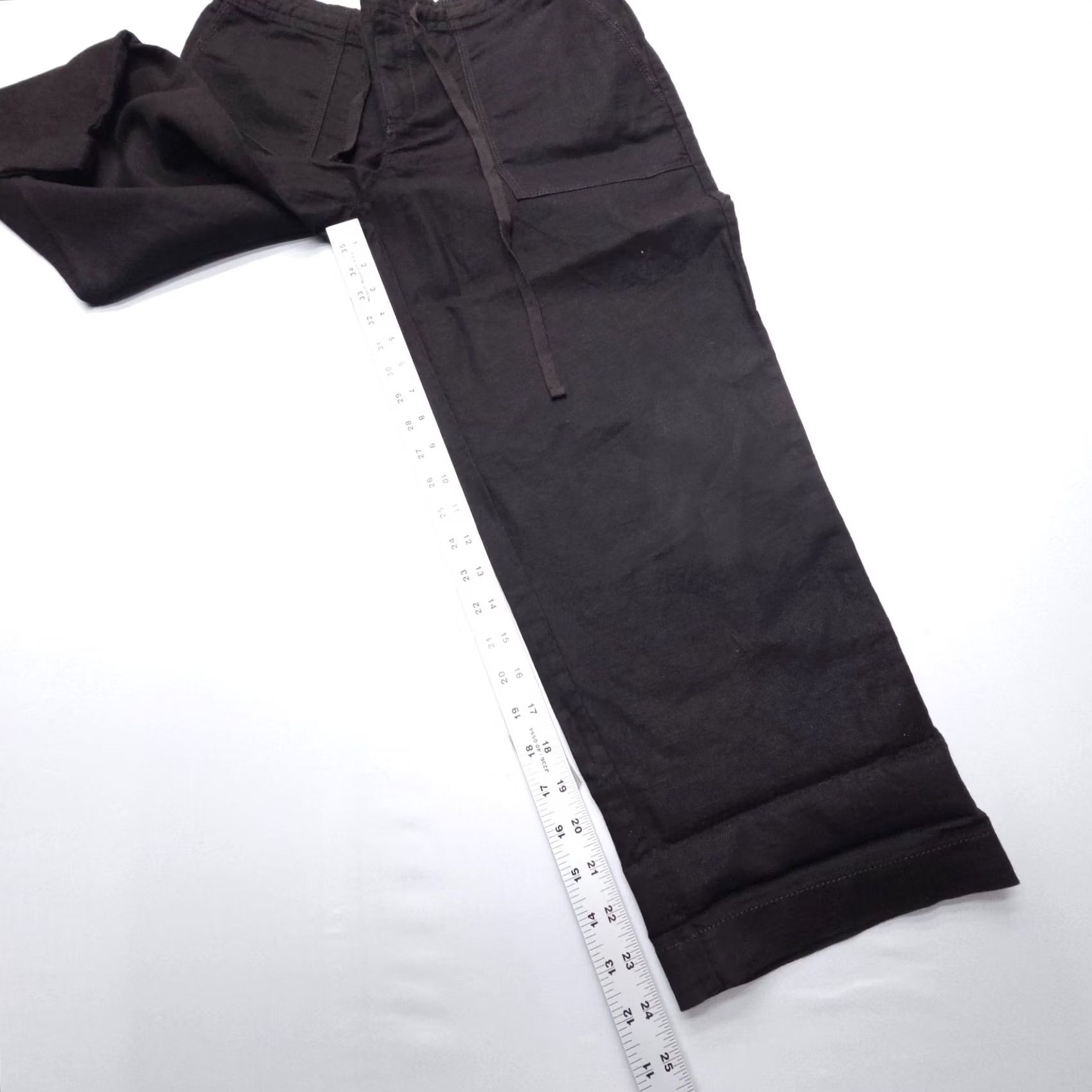 Eddie Bauer Eddie Bauer Linen Blend Crop Pants Womens 8 Brown Relaxed Cropped Casual Travel EUC Size 30" / US 8 / IT 44 - 6 Thumbnail