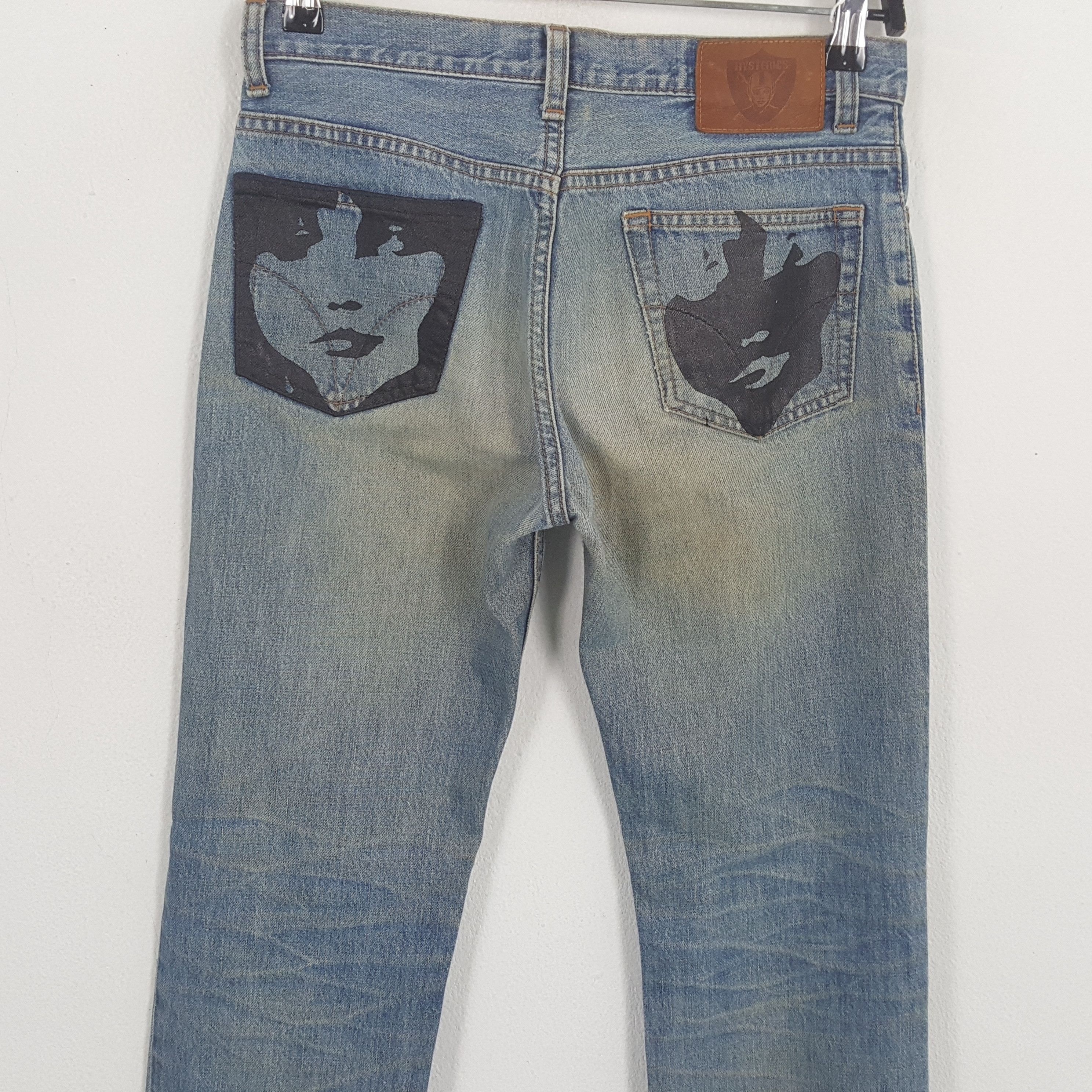 Hysteric Glamour × Japanese Brand × Vintage HYSTERIC GLAMOUR Japanese Brand Streetwear Custom Art Jeans Size US 27 - 2 Thumbnail