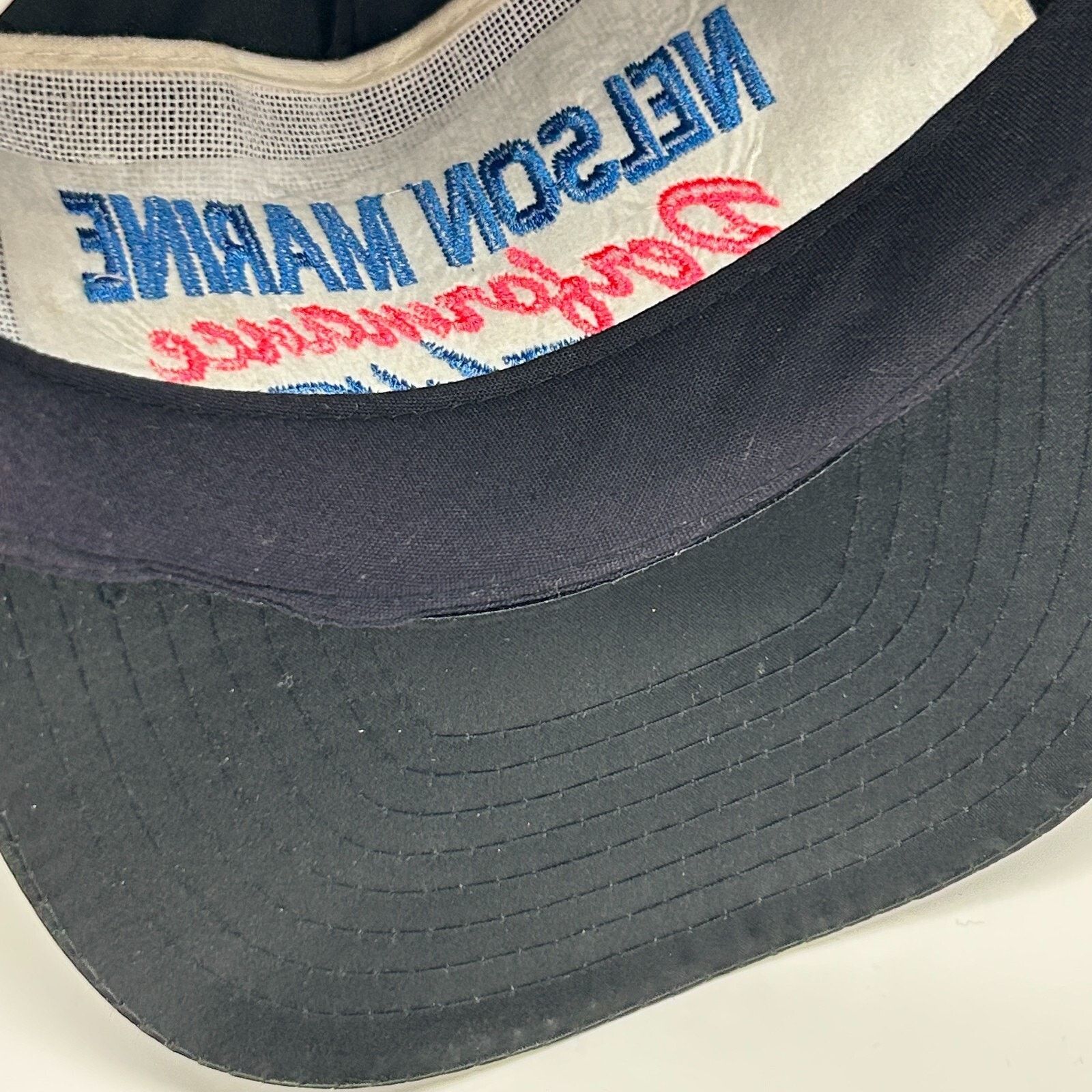 Nissan Vintage 90s Nelson Marine Performance Hat Baseball Cap Black Size ONE SIZE - 5 Thumbnail