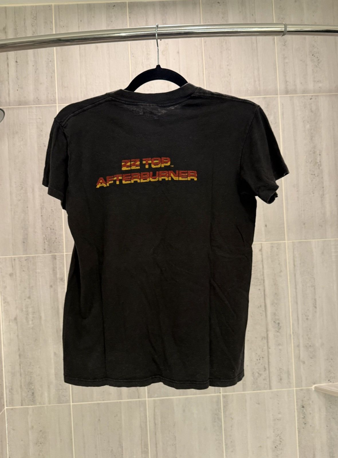 Fruit Of The Loom Super Rare VTG 1986 ZZ Top “Afterburner” Tour Tee Size US M / EU 48-50 / 2 - 2 Thumbnail
