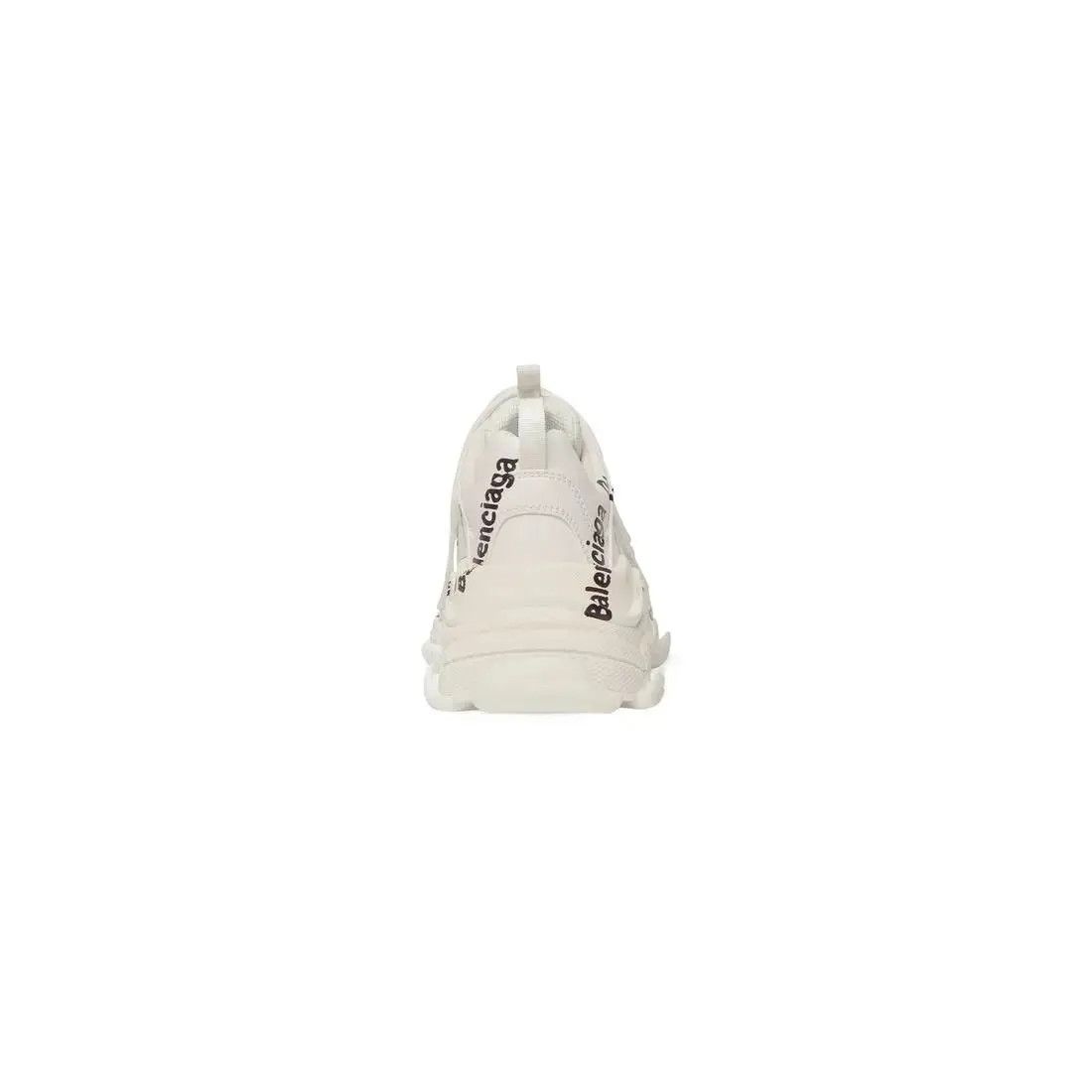 Balenciaga o1w1db10625 Triple S Logotype Sneakers in Off White/Black Size US 11 / EU 44 - 5 Thumbnail
