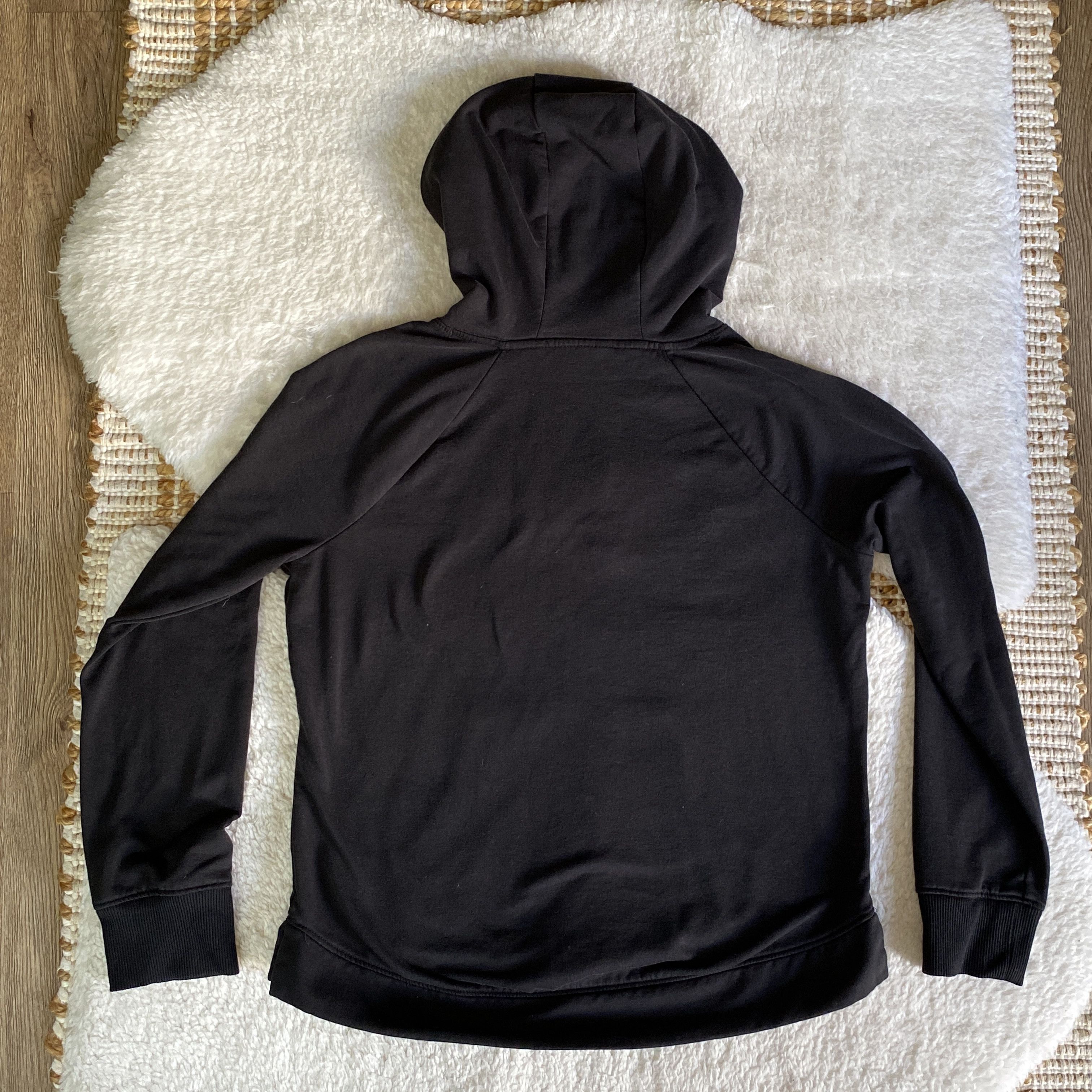 Athletic Works Athletic Works Black Pullover Hoodie Lined Kangaroo Pocket Size S / US 4 / IT 40 - 2 Thumbnail
