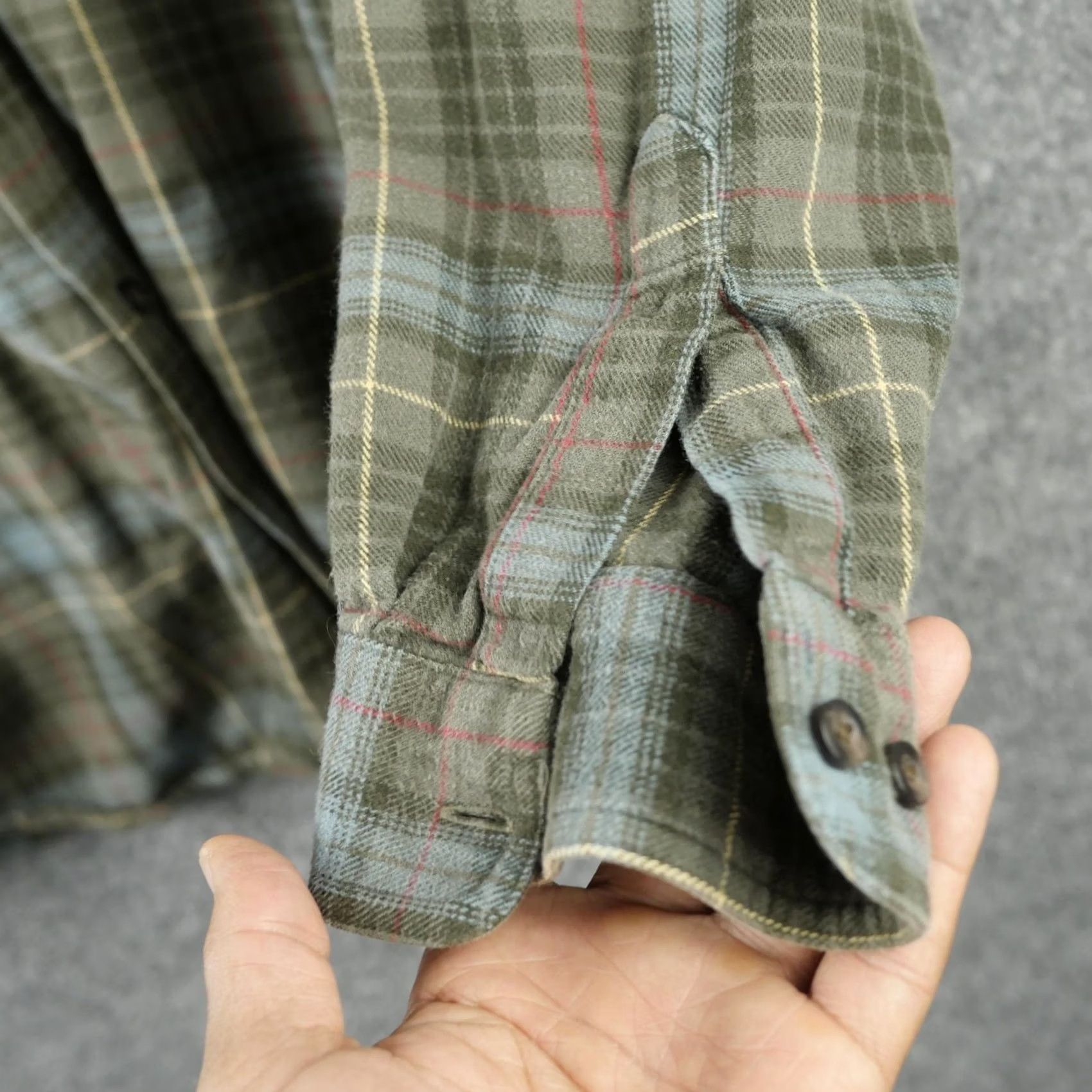 Vintage LL Bean Shirt Mens XL Green Plaid Flannel Button-Down Long Sleeve Casual Size US XL / EU 56 / 4 - 6 Thumbnail
