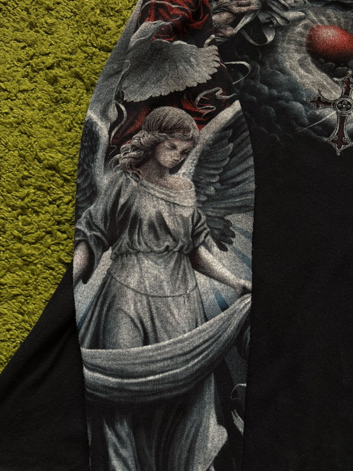 If Six Was Nine Spiral 2000s vintage gothic opium Y2K style longsleeve Size XXL / US 16-18 / IT 52-54 - 5 Thumbnail