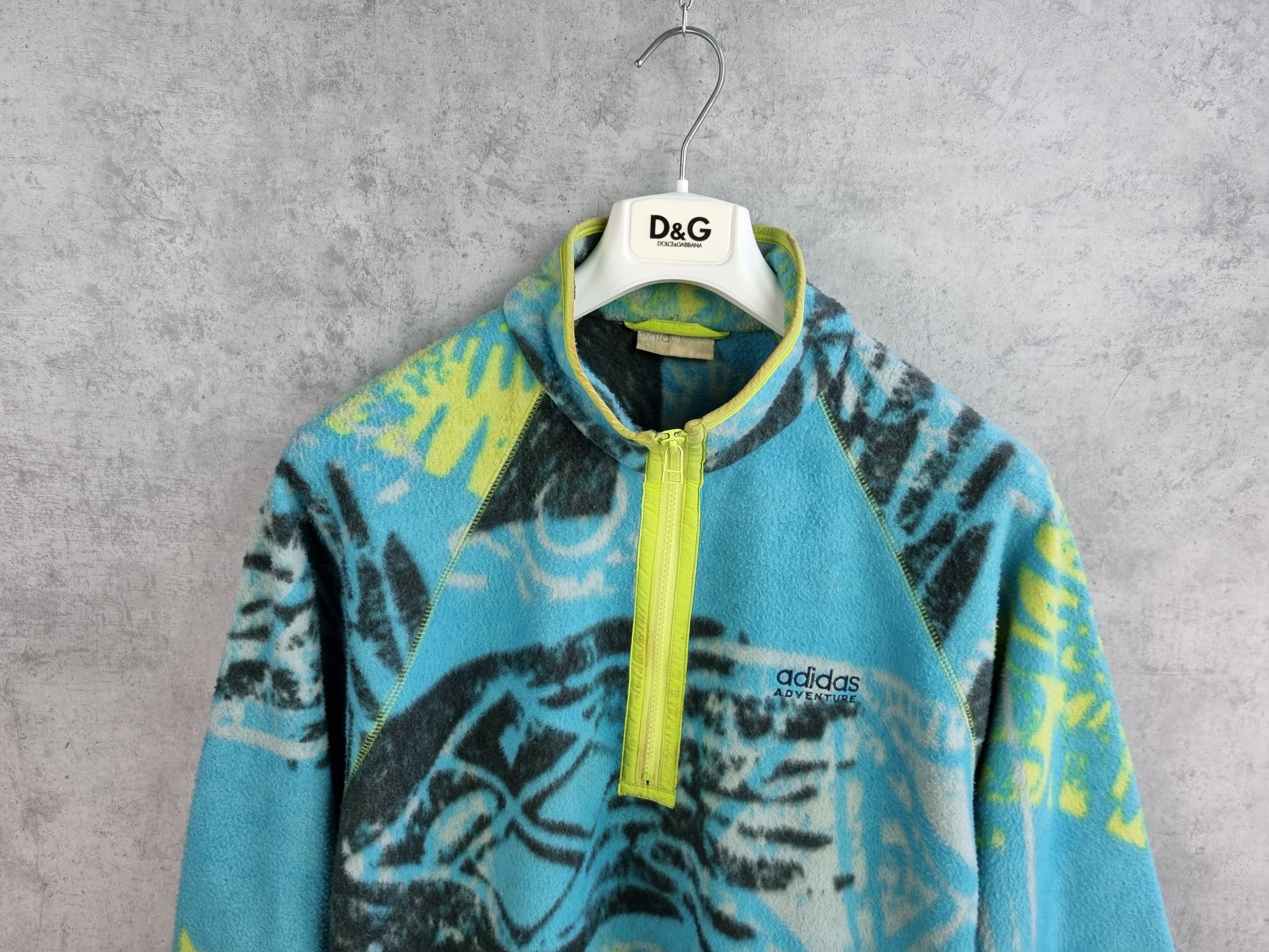 Adidas × Vintage Abstract 90s ADIDAS Adventure Vintage Fleece like Patagonia Size US M / EU 48-50 / 2 - 4 Thumbnail