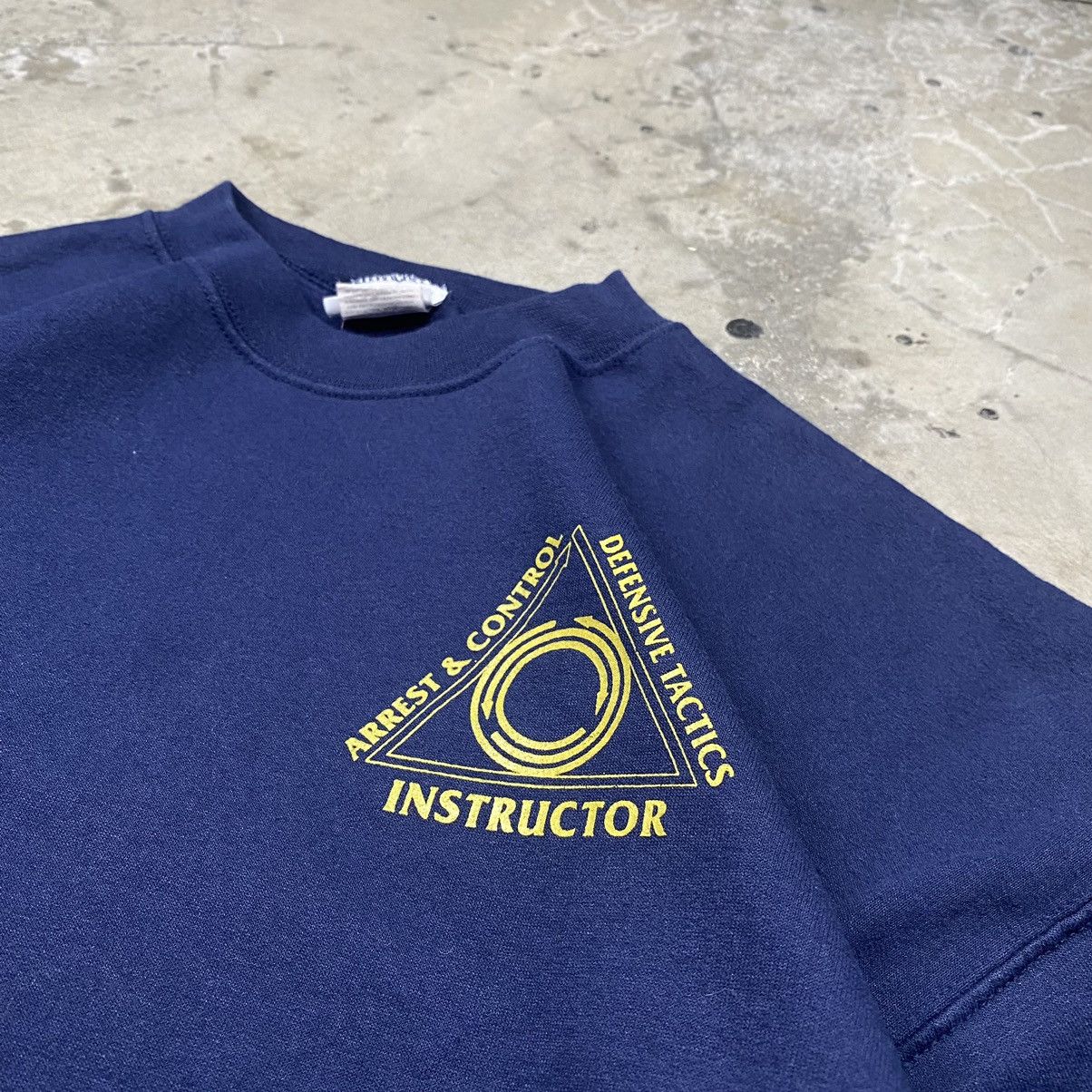 Vintage y2k Arrest & Control Instructor Crewneck Size US XL / EU 56 / 4 - 3 Thumbnail