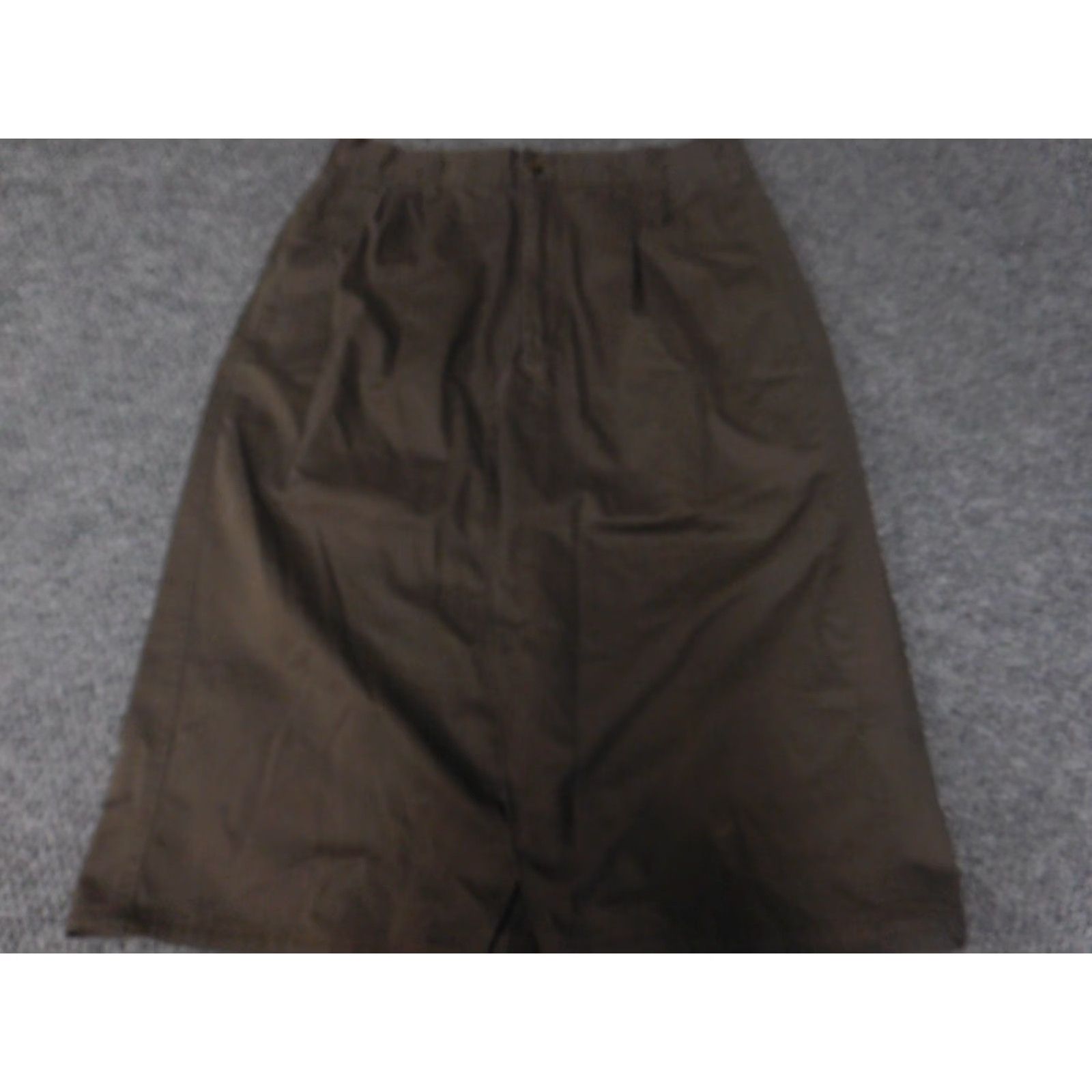 Cherokee Cherokee Skirt Womens Midi A-Line 34 Brown Polyester Rayon Lined Zipper Casual Vintage No 34 Brown Floral Accents Ruffle Modern Size 24" / US 00 / IT 34 - 2 Thumbnail