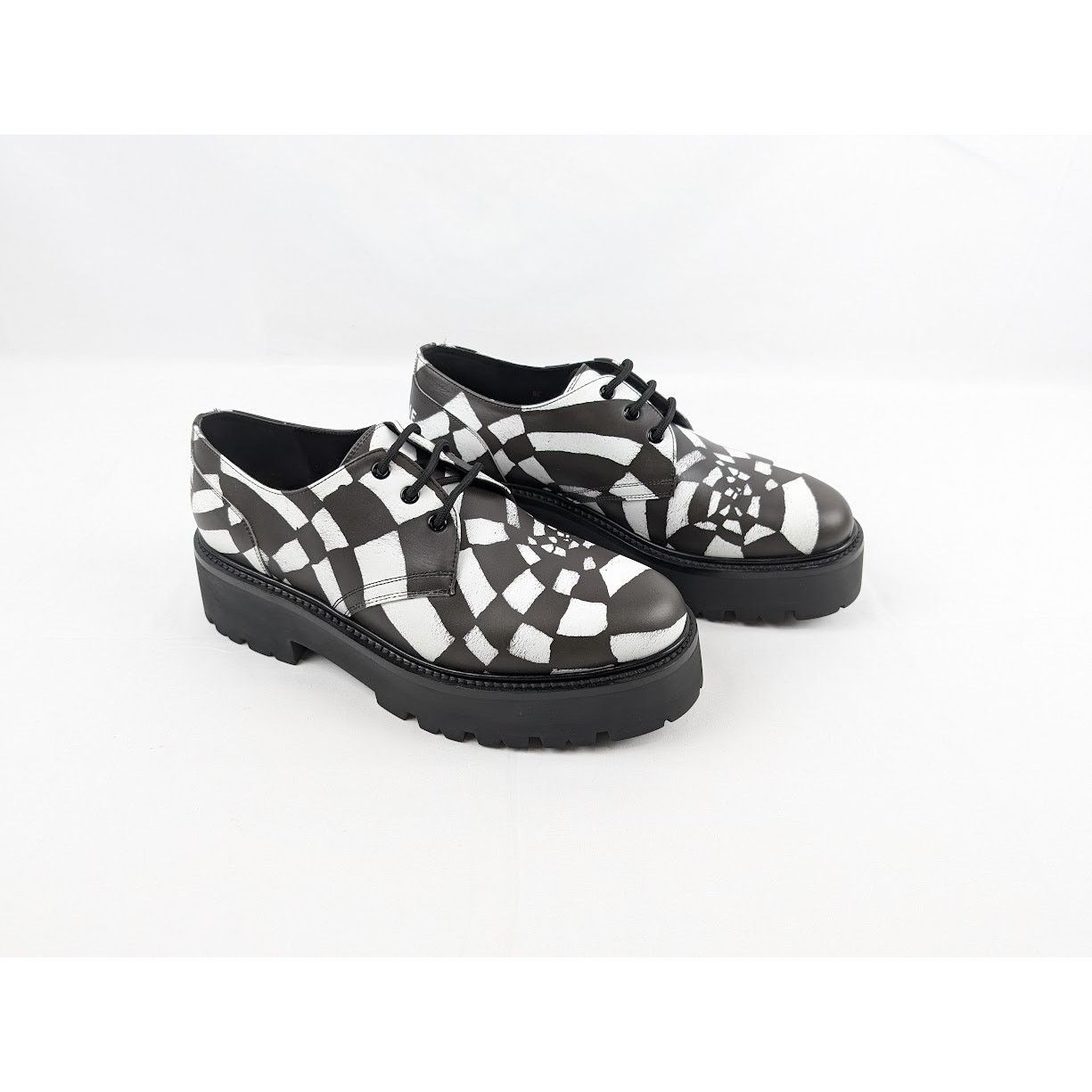 Celine o1rshd Leather Spiders Loafers in Black / White Size US 11 / EU 44 - 16 Thumbnail