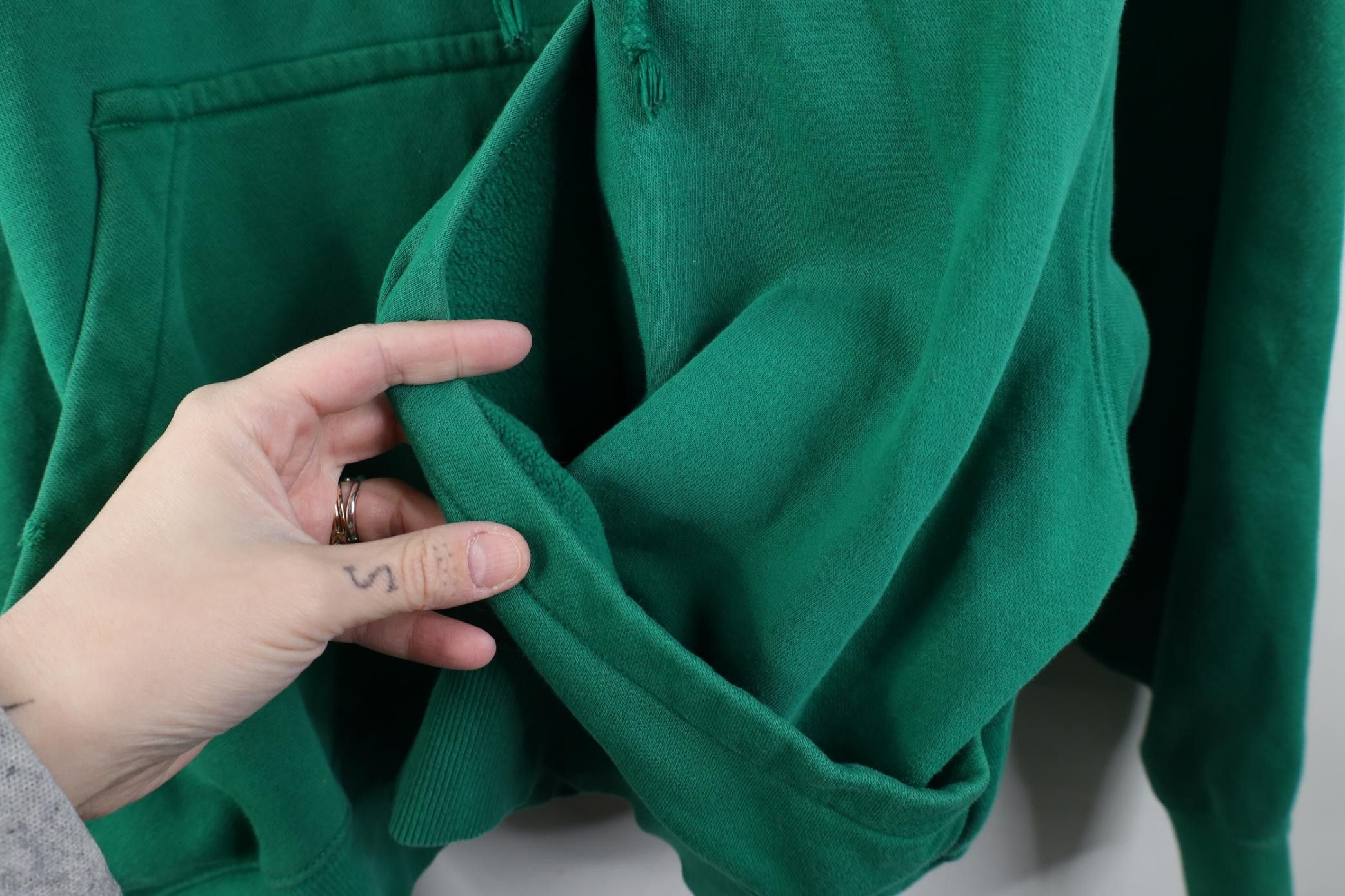 Nike Vintage Y2K Nike Center Swoosh Oversize Cropped Boxy Hoodie Size XL / US 12-14 / IT 48-50 - 8 Thumbnail