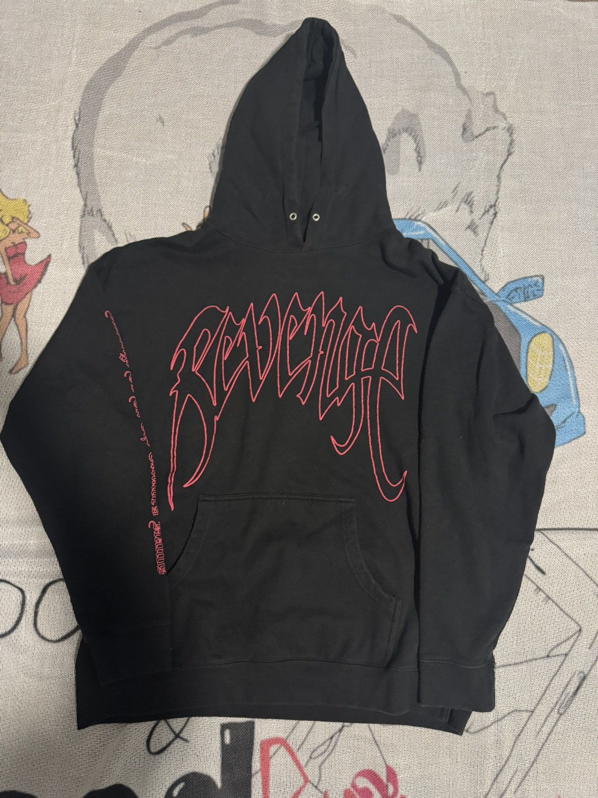 Revenge Revenge Outline Hoodie - Red/Black Size US XL / EU 56 / 4 - 1 Thumbnail