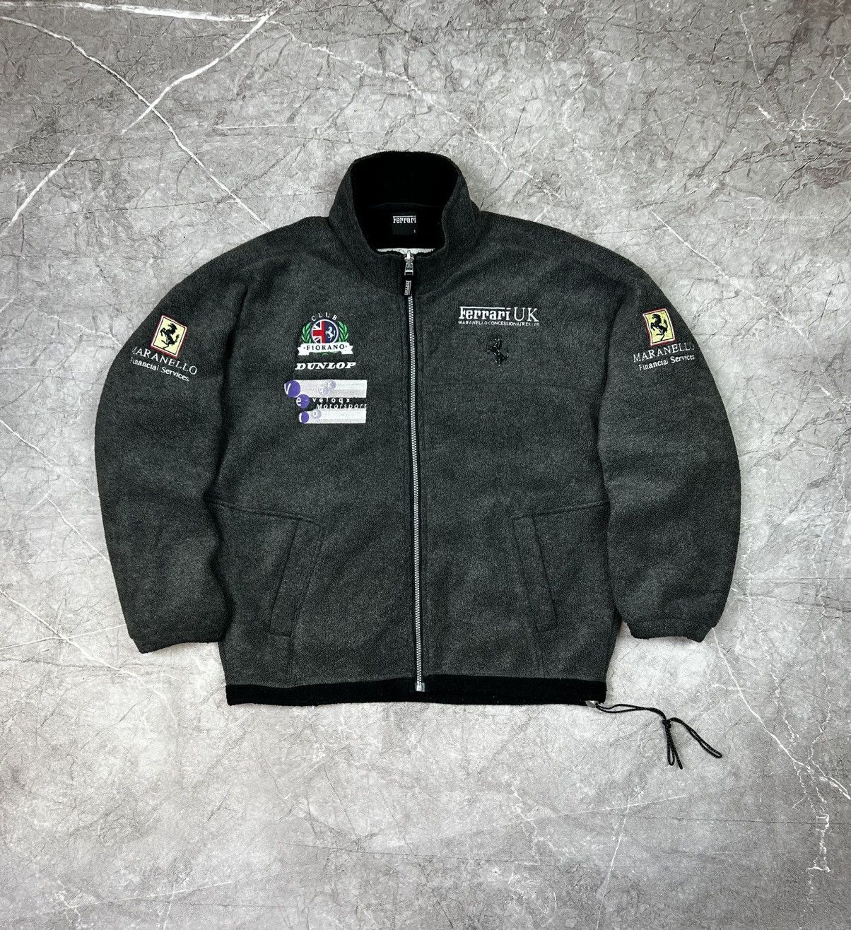 Ferrari Vintage 1999 Ferrari Nascar Fleece Jacket Size US M / EU 48-50 / 2 - 2 Thumbnail