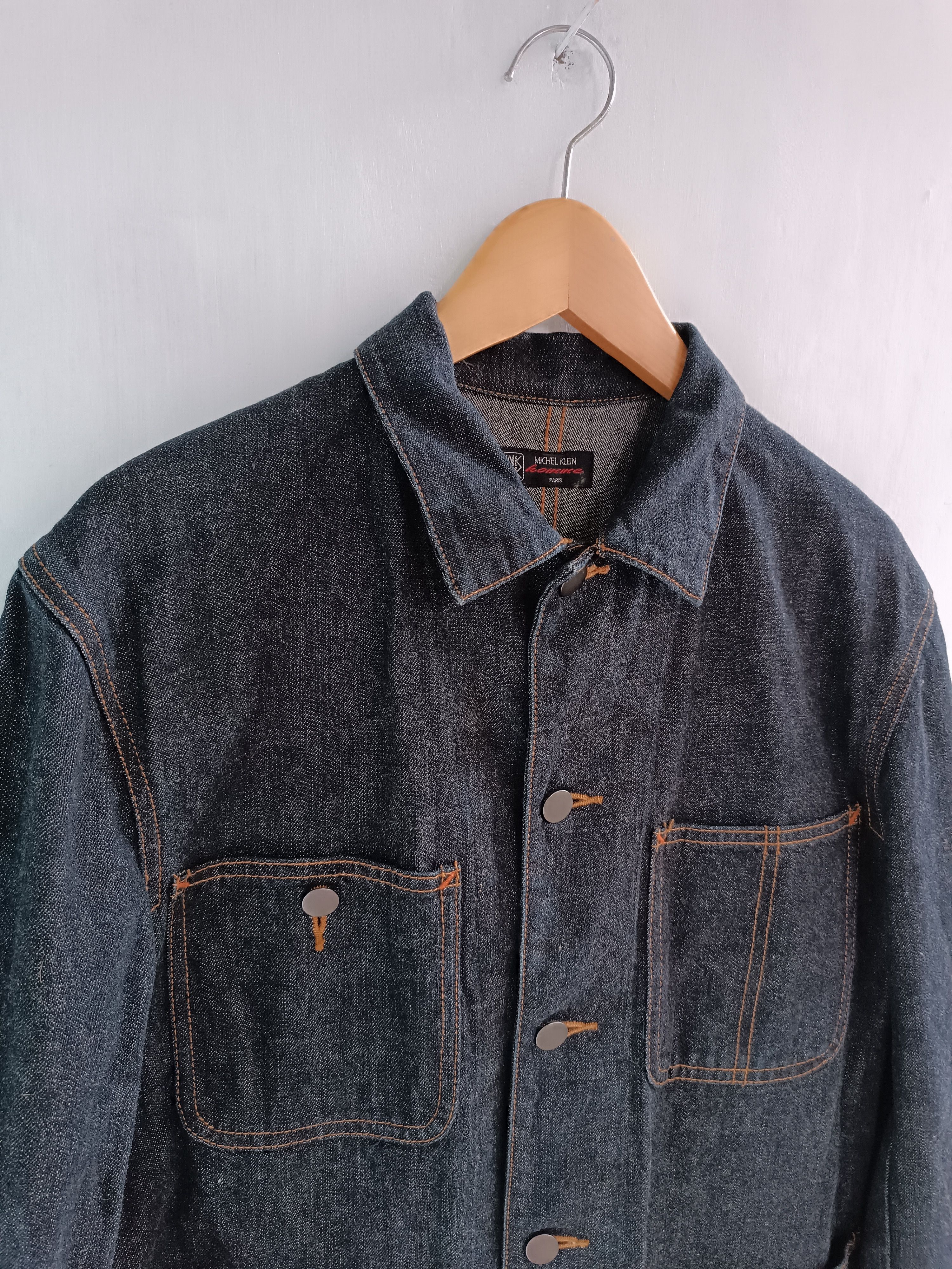 Designer × Michel Klein MICHEL KLIEN DENIM COVERALL JACKET Size US L / EU 52-54 / 3 - 4 Thumbnail