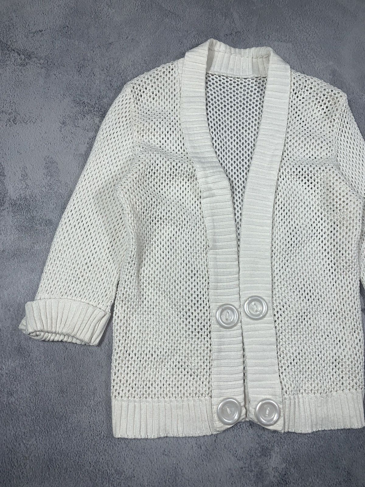 Other Vintage AvantGarde mesh cardigan streetwear style size S Size S / US 4 / IT 40 - 2 Thumbnail