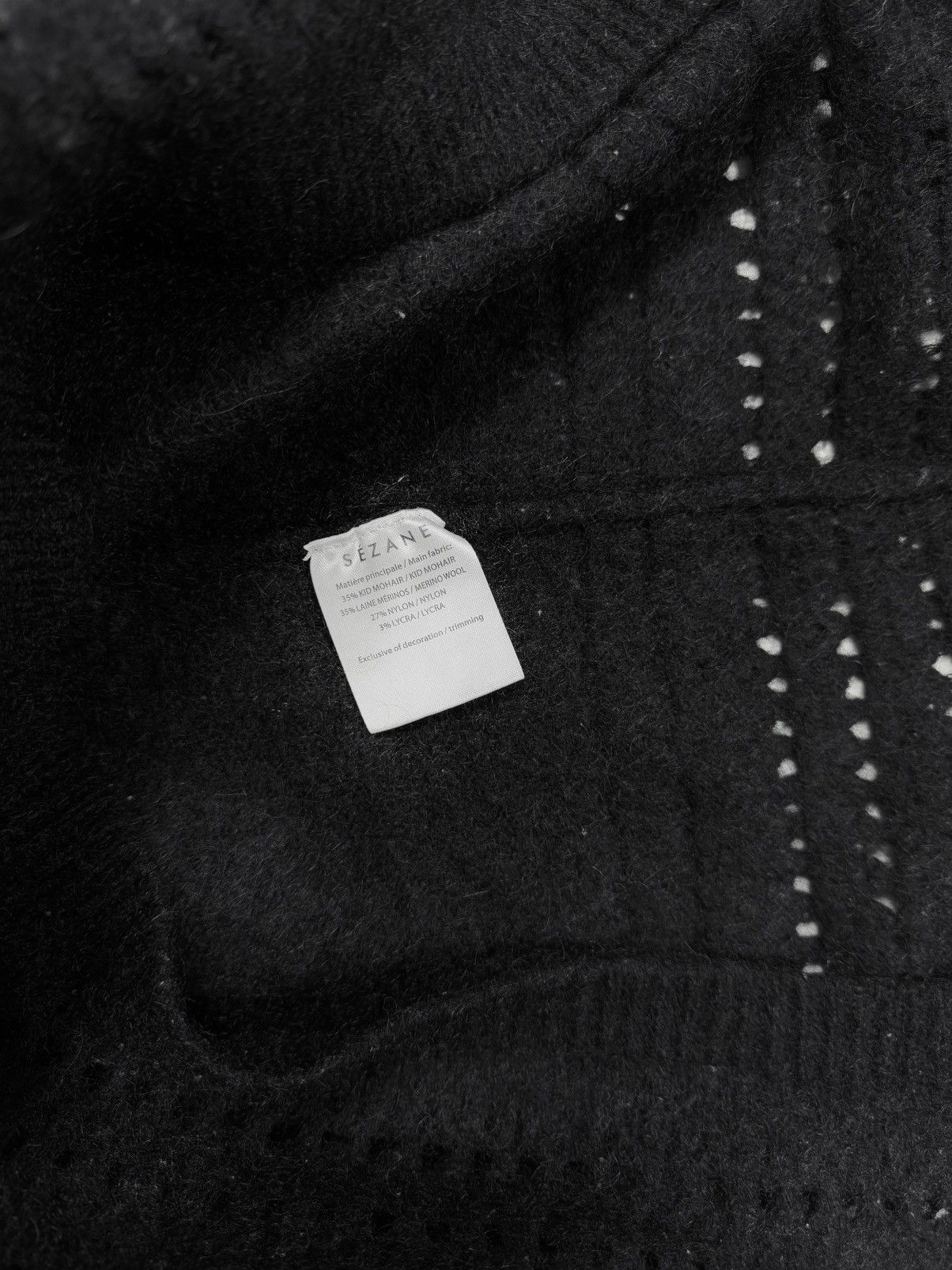Sezane Sezane Kid Mohair Wool Knit Sweater Size S / US 4 / IT 40 - 7 Thumbnail