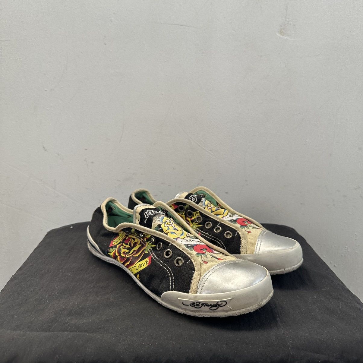 Ed Hardy VINTAGE ED HARDY 2000s LOW TOP SNEAKERS Size US 9 / IT 39 - 2 Thumbnail