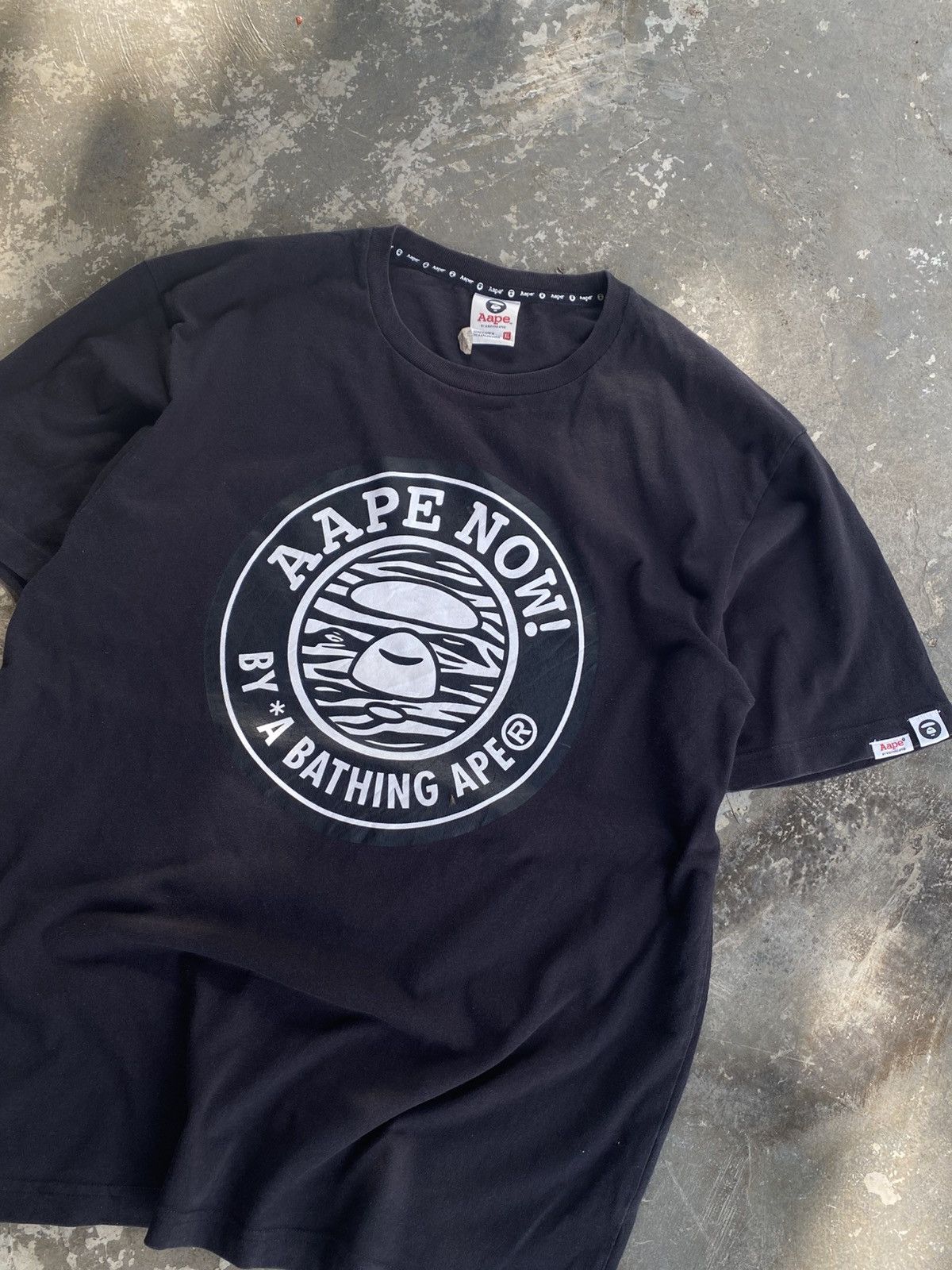 Aape AAPE by A BATHING APE Mono Camo Stamp T-Shirt Size US XL / EU 56 / 4 - 2 Thumbnail