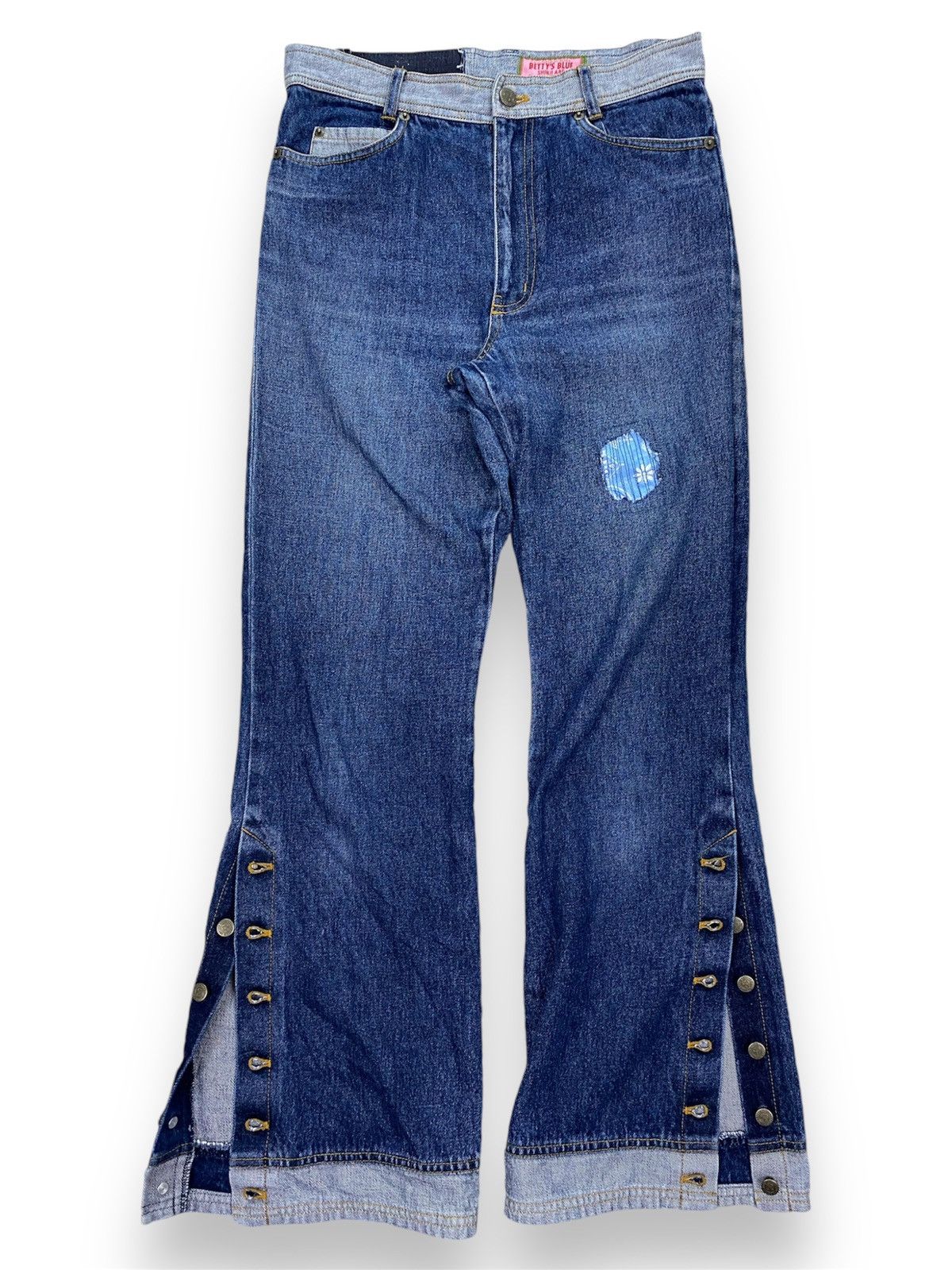 Blue Blue Japan Betty’s Blue by Shinji Abe Flare Denim Size 29" - 1 Thumbnail
