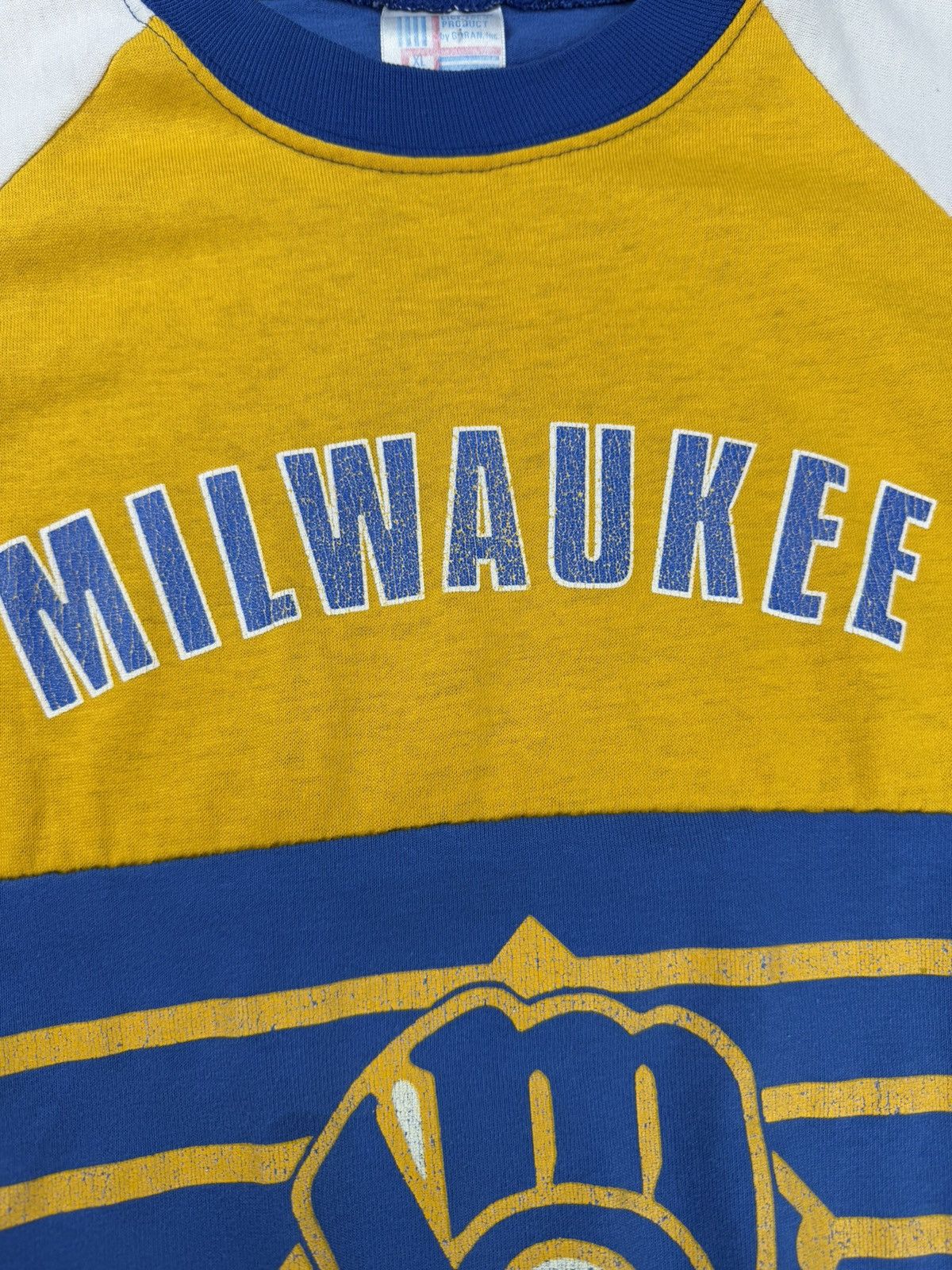 Vintage Vintage Milwaukee Brewers Jersey Shirt Youth XL Fits S Size US S / EU 44-46 / 1 - 5 Thumbnail