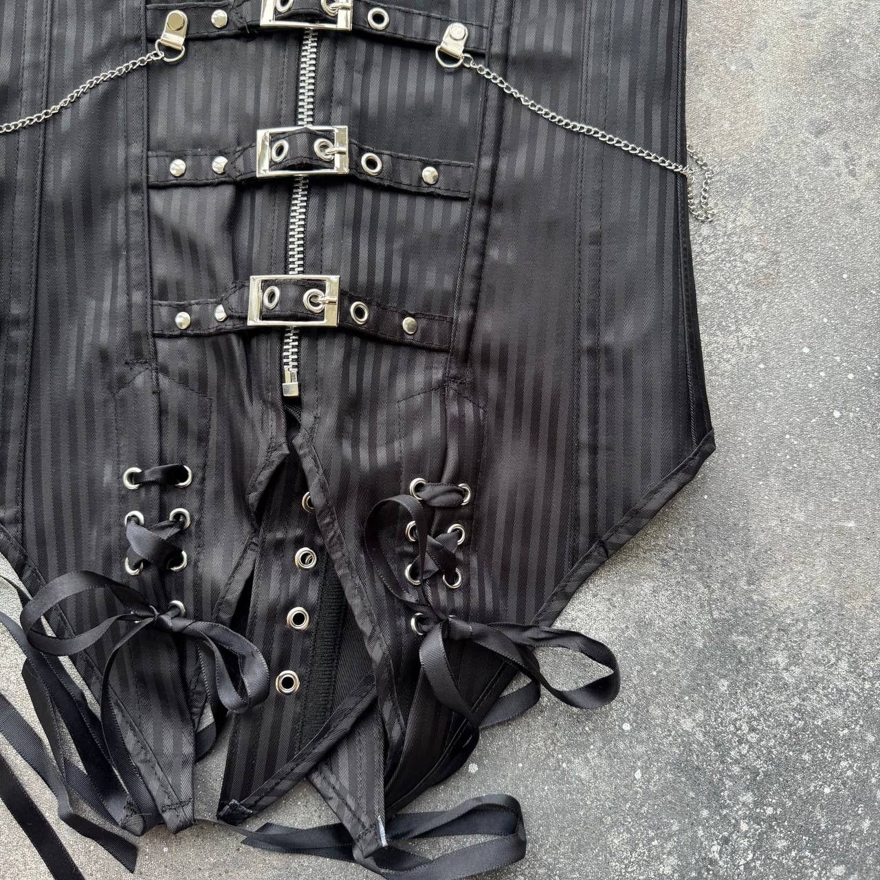 20471120 Amazing Gothic Super Sexy Corset Top Size M / US 6-8 / IT 42-44 - 7 Thumbnail
