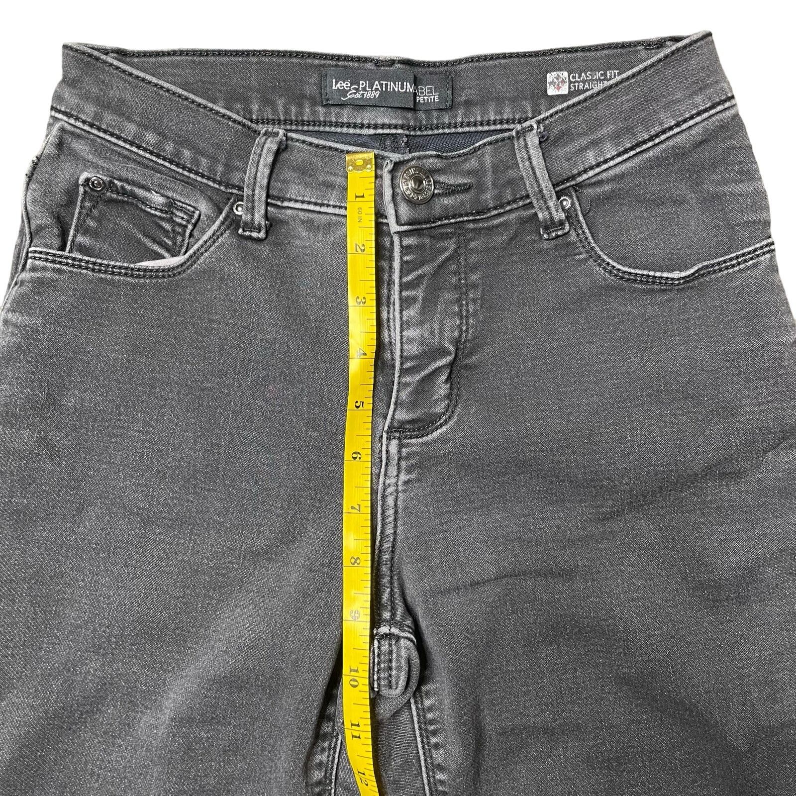 Lee Lee Platinum Straight Jeans Size 27" / US 4 / IT 40 - 9 Thumbnail