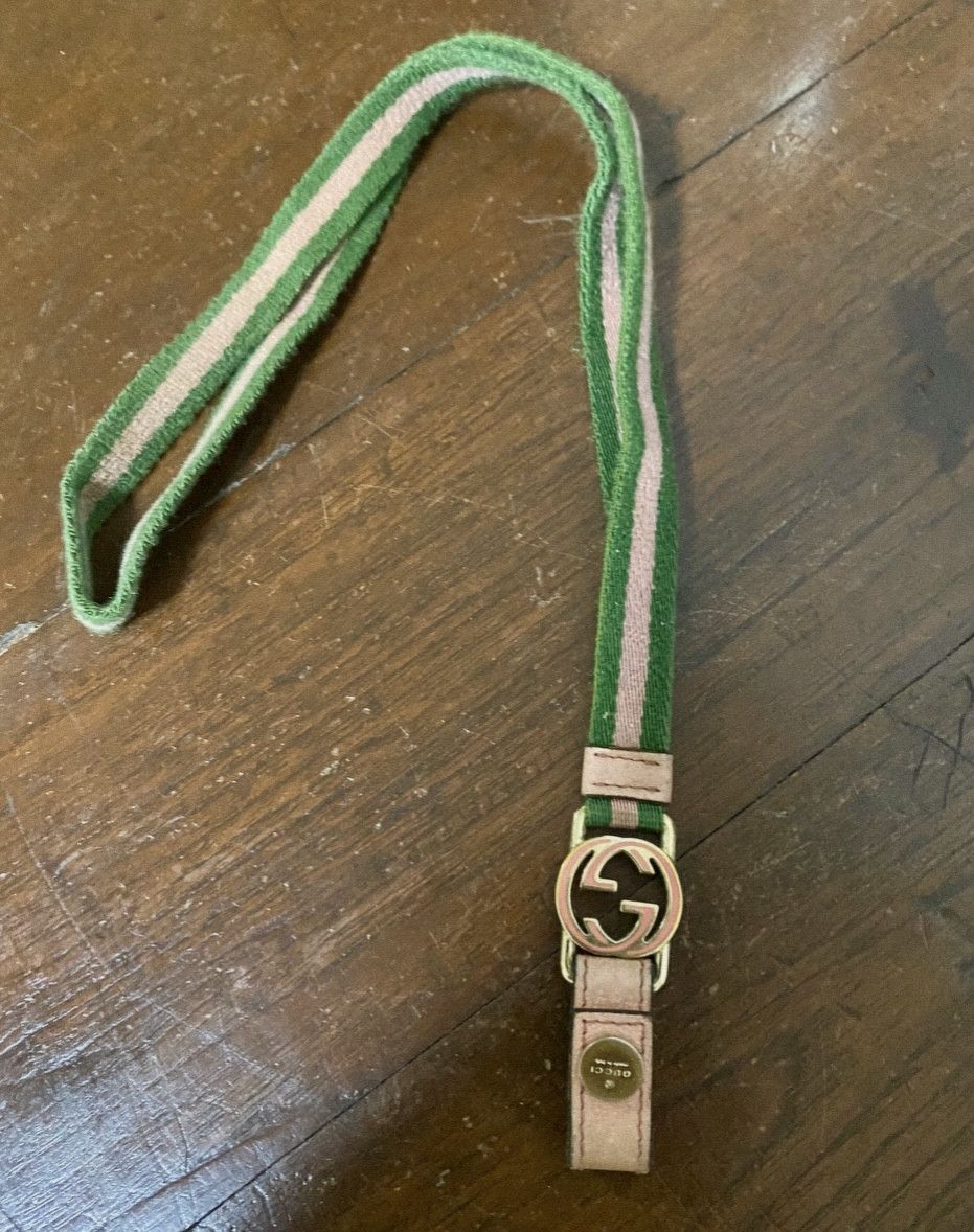 Gucci gg web lanyard keychain deals