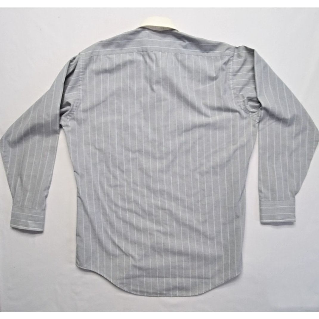 Van Heusen Vintage Van Heusen Shirt Editions Gray Mens Large 15.5 80s Size US L / EU 52-54 / 3 - 7 Thumbnail