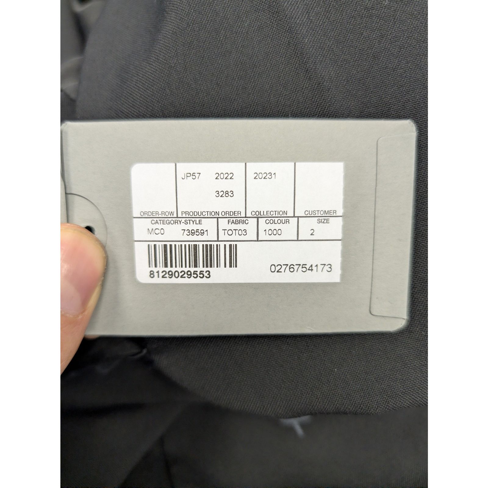 Balenciaga o1rshd1 Fluid Wool Barathea Skater Tailored Jacket in Black Size US M / EU 48-50 / 2 - 20 Thumbnail