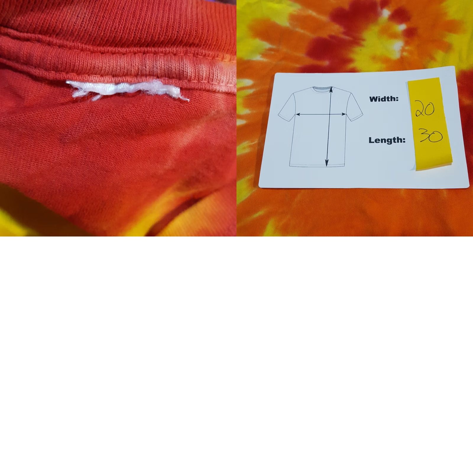 Vintage Vintage Virginia Creeper Trail Tie-Dye T Shirt M Adult Orange Bike Race Retro VA Men Size US M / EU 48-50 / 2 - 8 Thumbnail