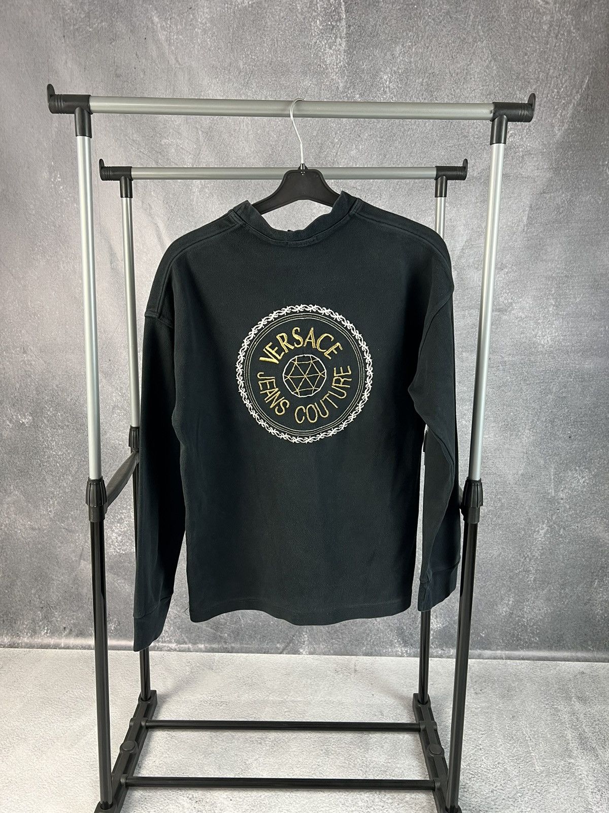 Versace Jeans Couture × Vintage Vintage Versace jeans couture big logo sweatshirt Size US L / EU 52-54 / 3 - 1 Thumbnail