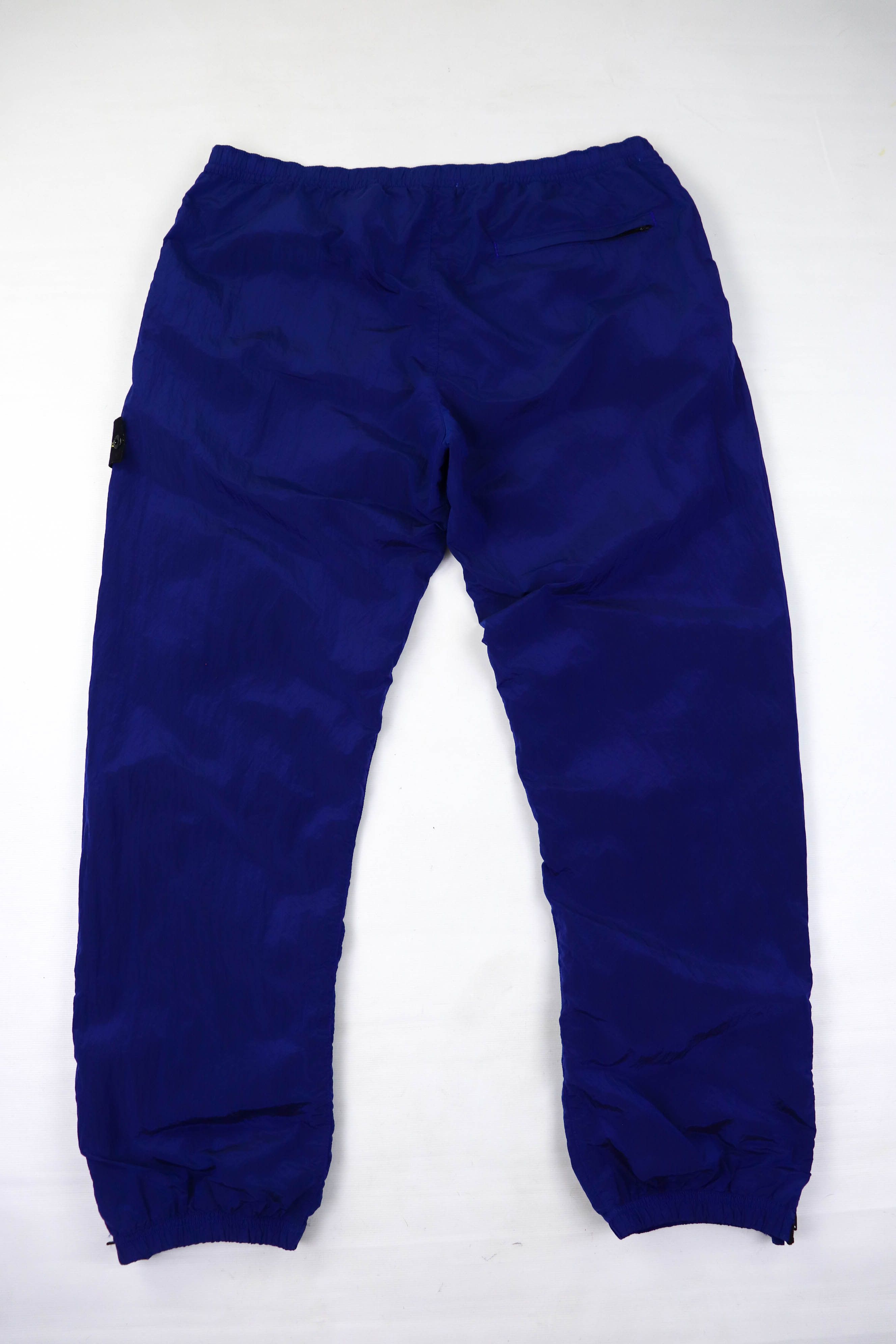 Stone Island × Supreme Stone Island x Supreme Shimmer Blue Nylon Metal Track Pants Size US 36 / EU 52 - 2 Thumbnail
