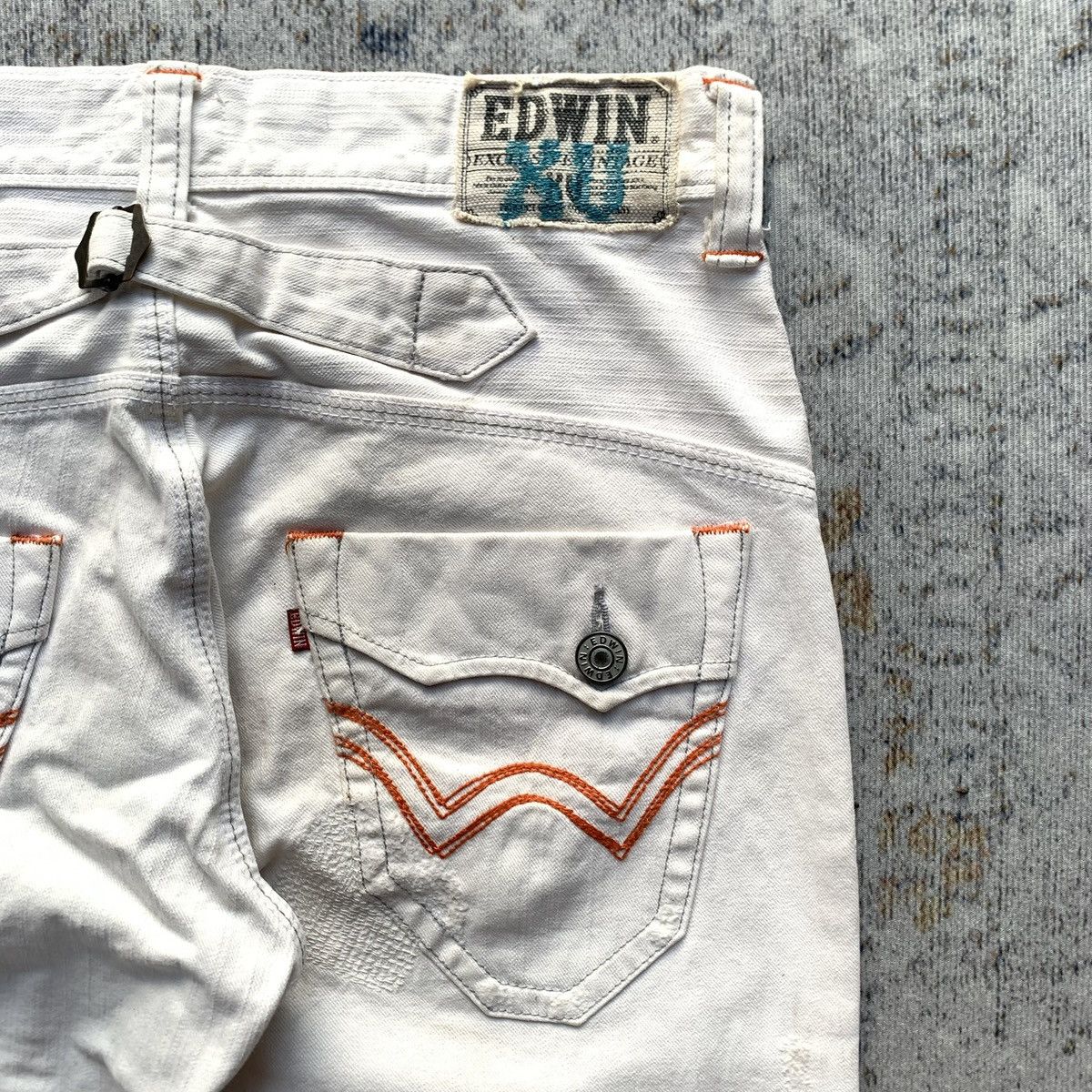 Japanese Brand Rare Japanese Brand Edwin Distressed Flared Jeans Size US 32 / EU 48 - 9 Thumbnail