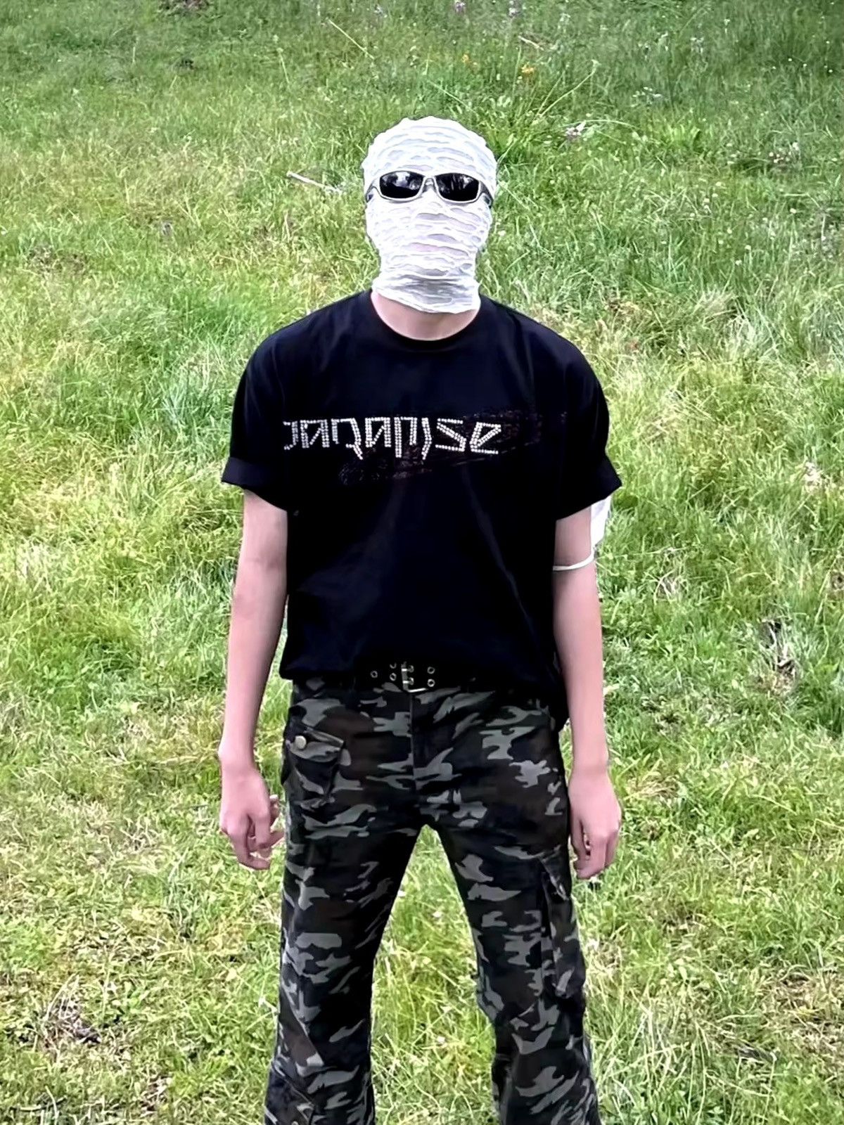 Other White Trendy Design Ripped Hat Mask Balaclava Size ONE SIZE - 8 Thumbnail