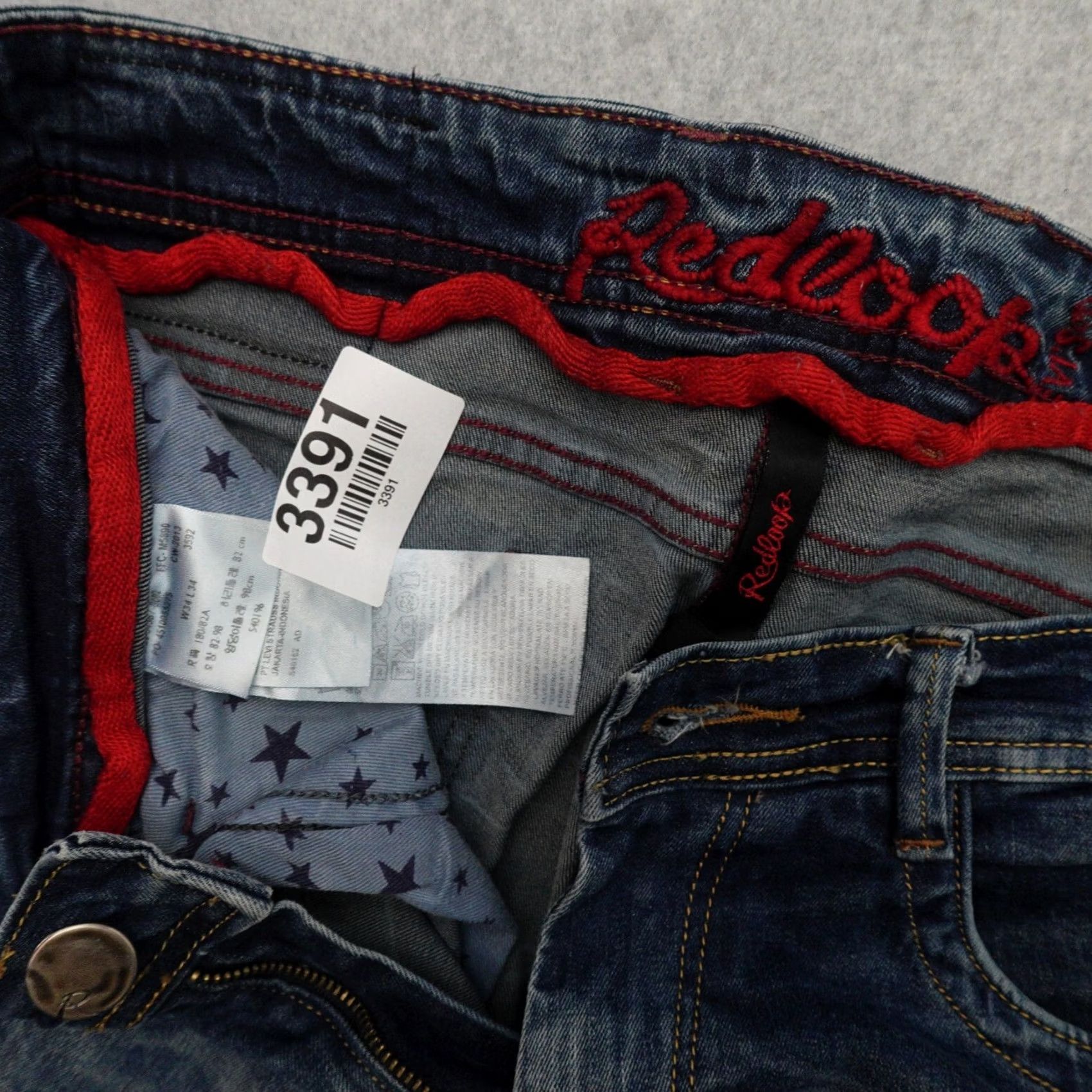 Levi's Levi’s RedLoop Jeans Men’s 34 (34X31) Medium Blue Straight Denim Shirt? Size US 34 / EU 50 - 4 Thumbnail